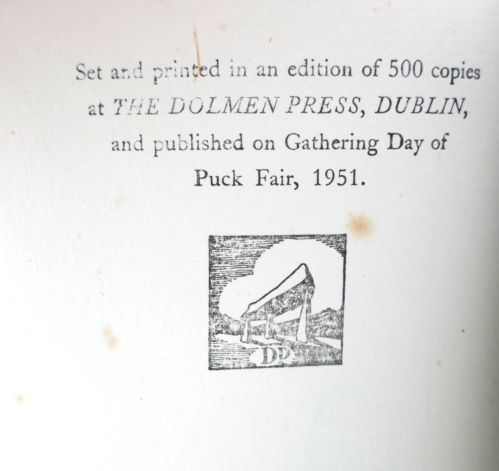 Travelling Tinkers. First Dolmen Press Publication (1951) - Image 3