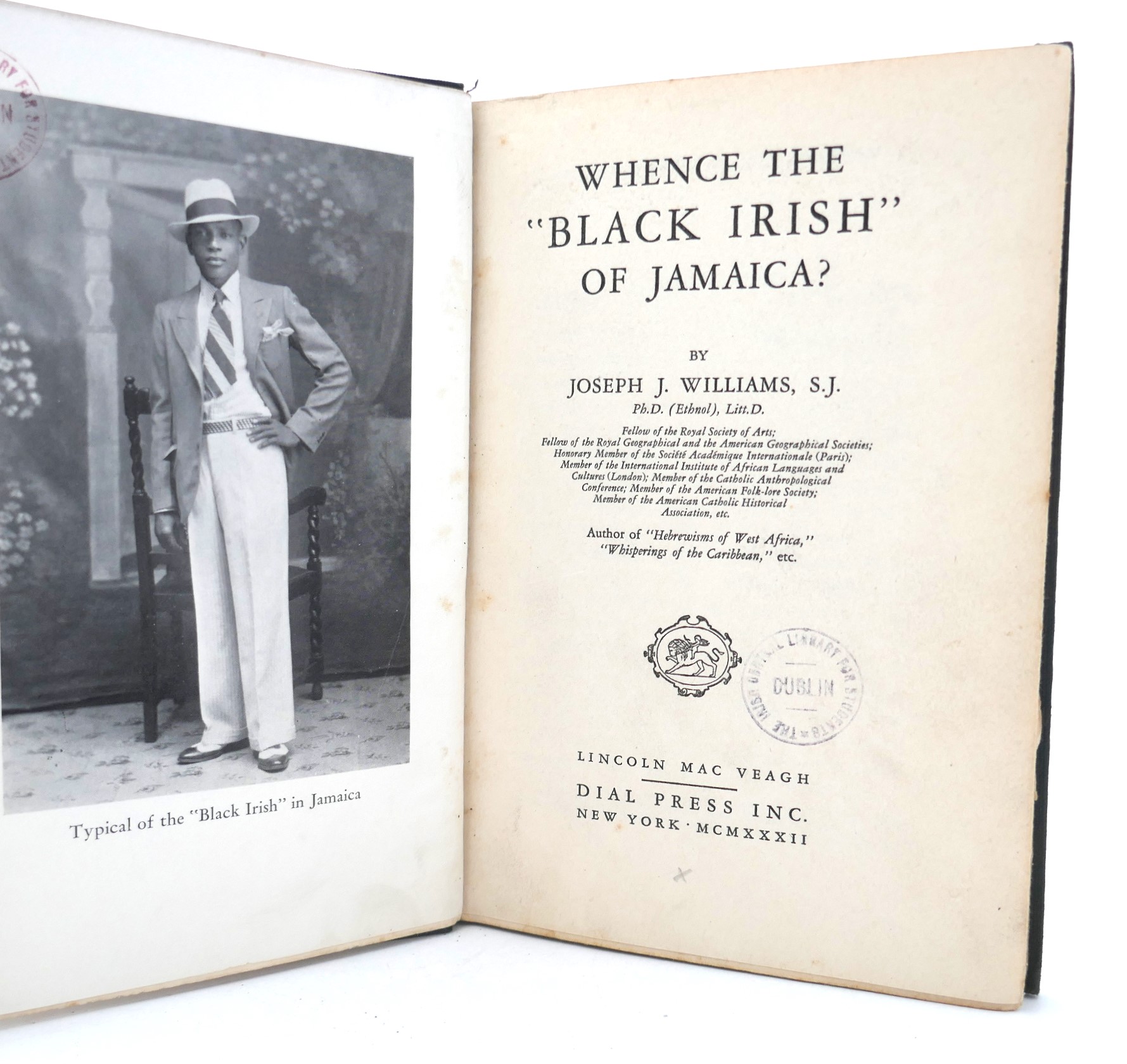 Whence The Black Irish Of Jamaica (1932) - Image 2