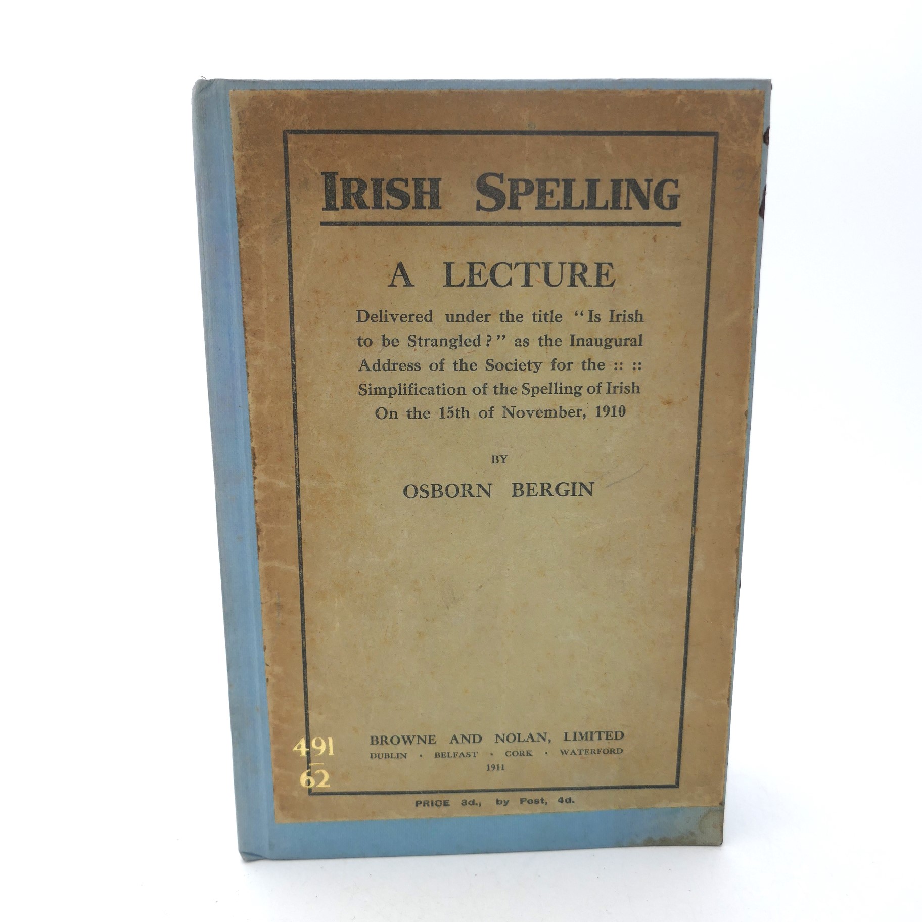Irish Spelling; a Lecture (1911)