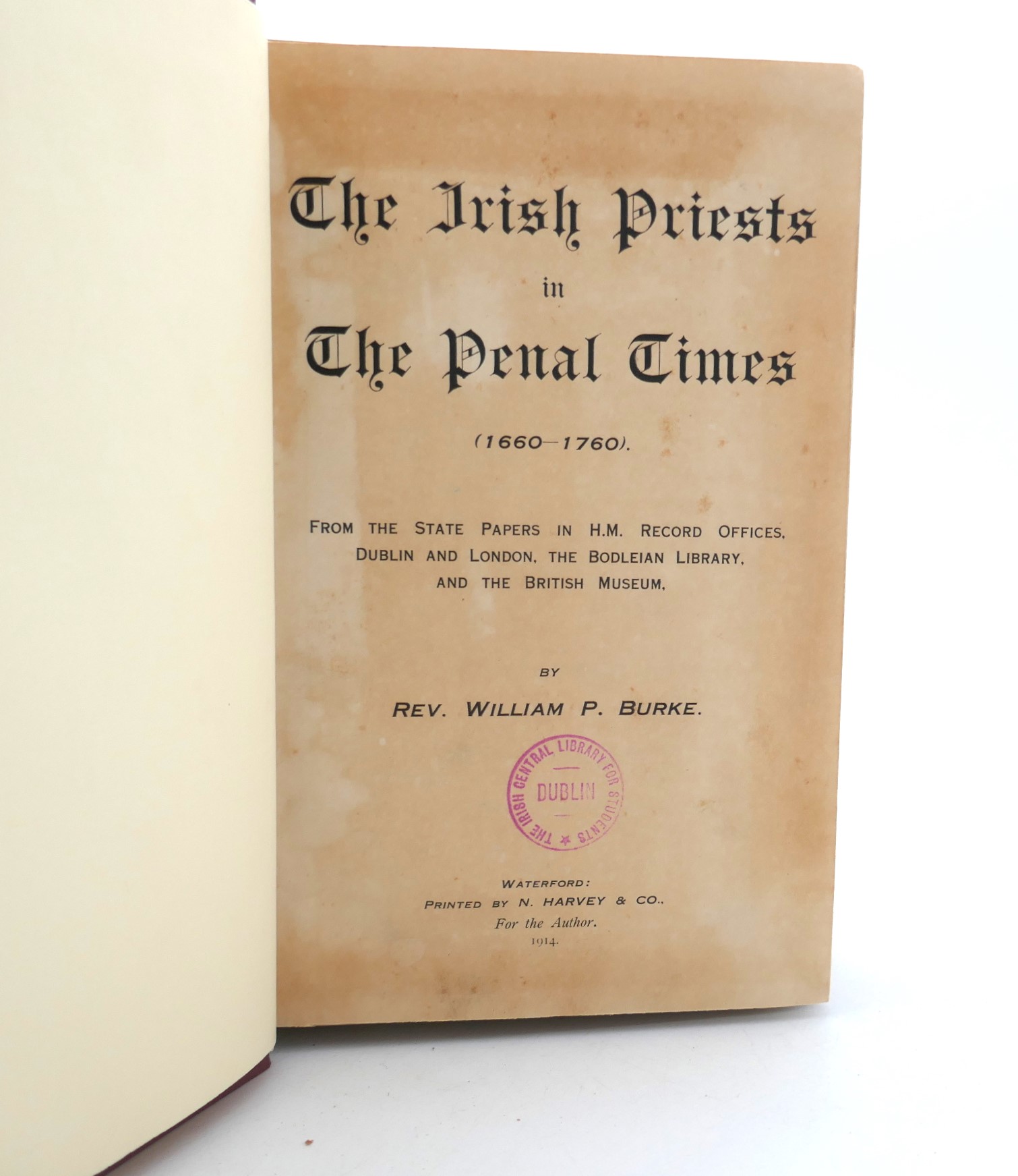 The Irish Priests in the Penal Times (1914) - Image 2