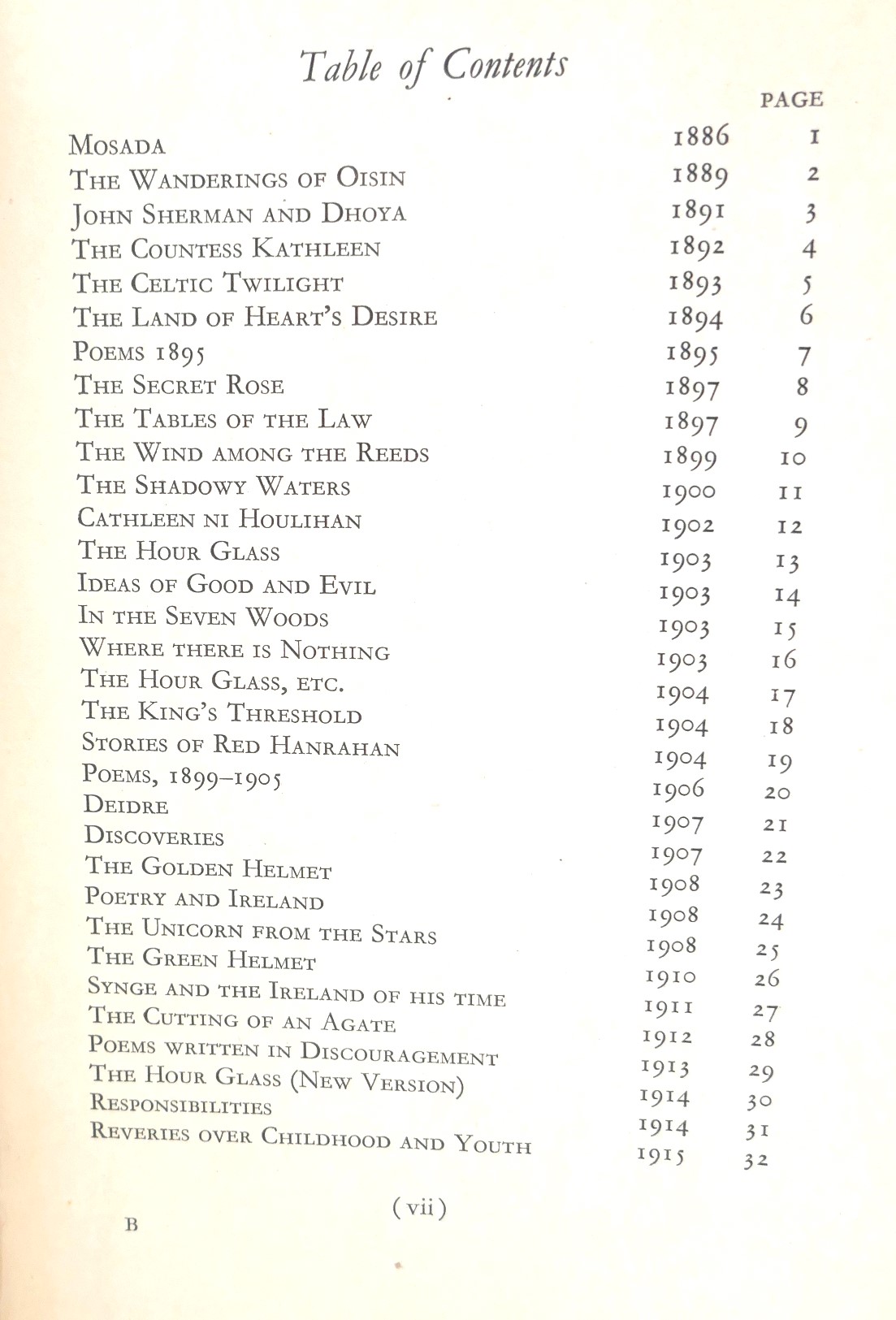 Bibliography of the First Editions of W.B. Yeats (1922) - Image 2