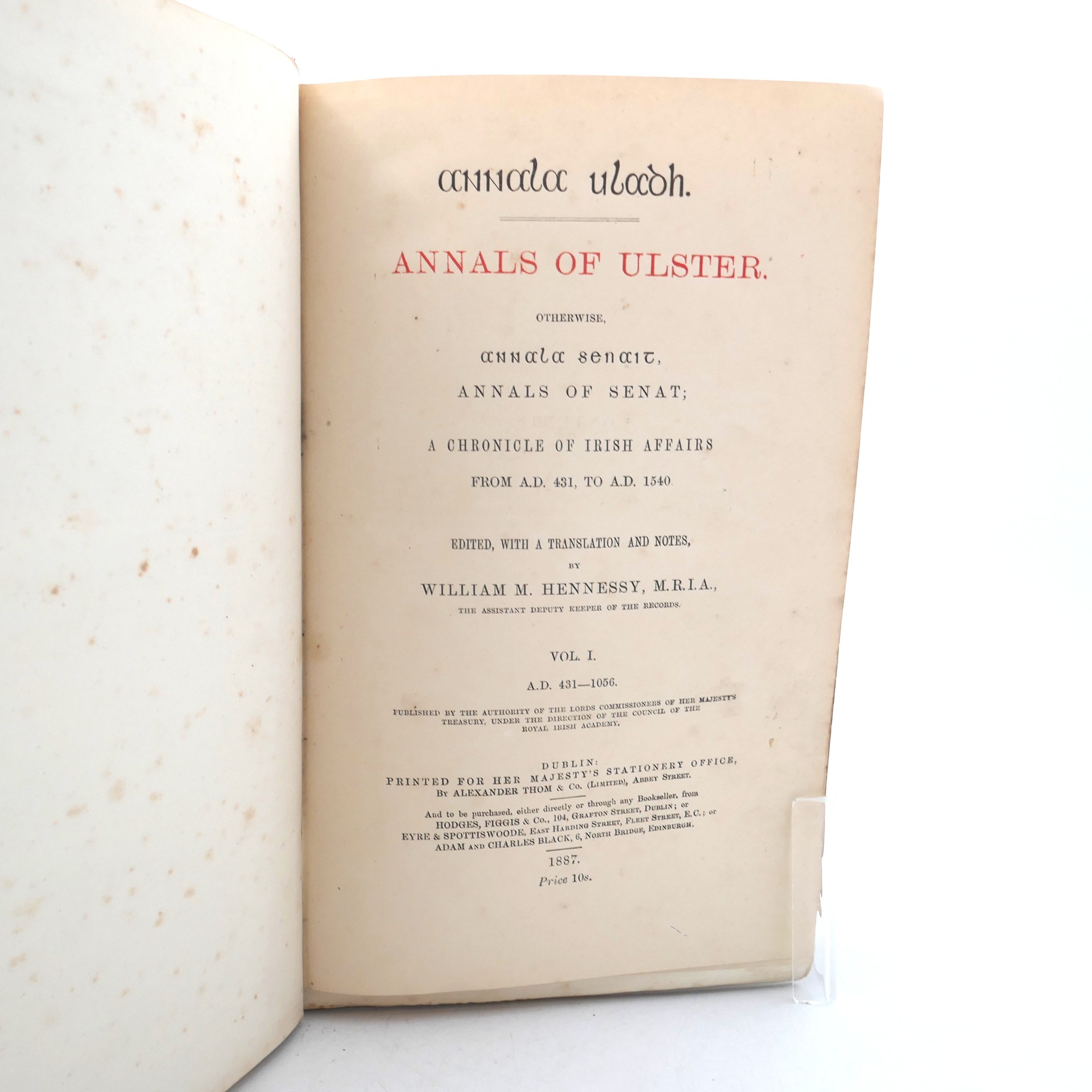 Annals of Ulster. Four Volumes (1897-1901) - Image 2