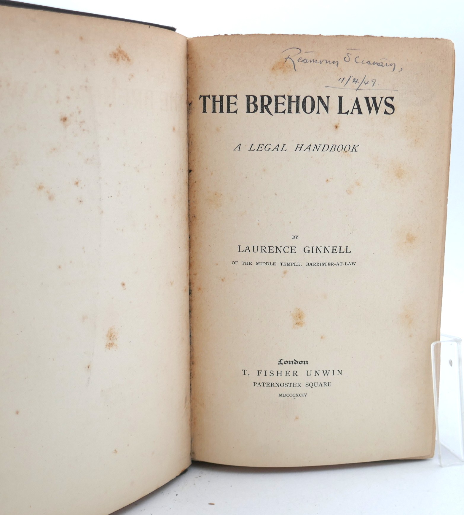 The Brehon Laws. A Legal Handbook (1894) - Image 2