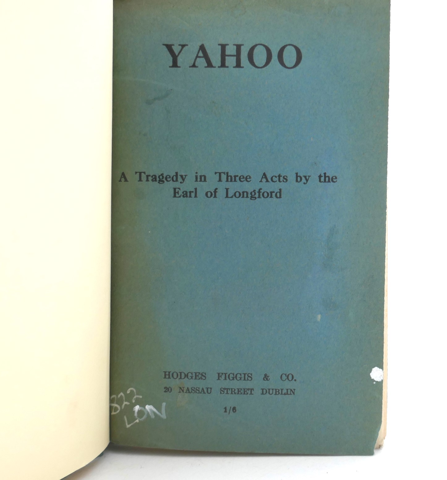 Yahoo. A Tragedy in Three Acts (1934) - Image 2