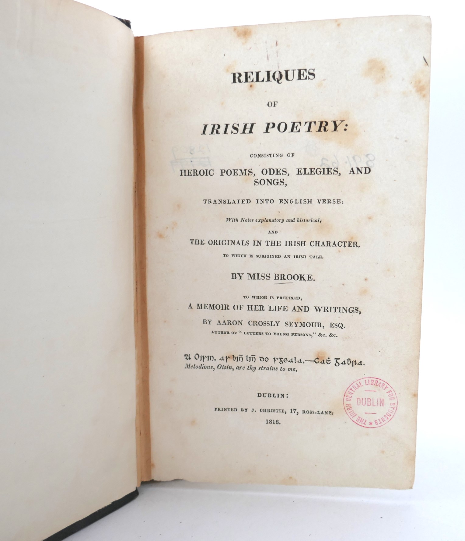 Reliques of Irish Poetry (1816) - Image 2