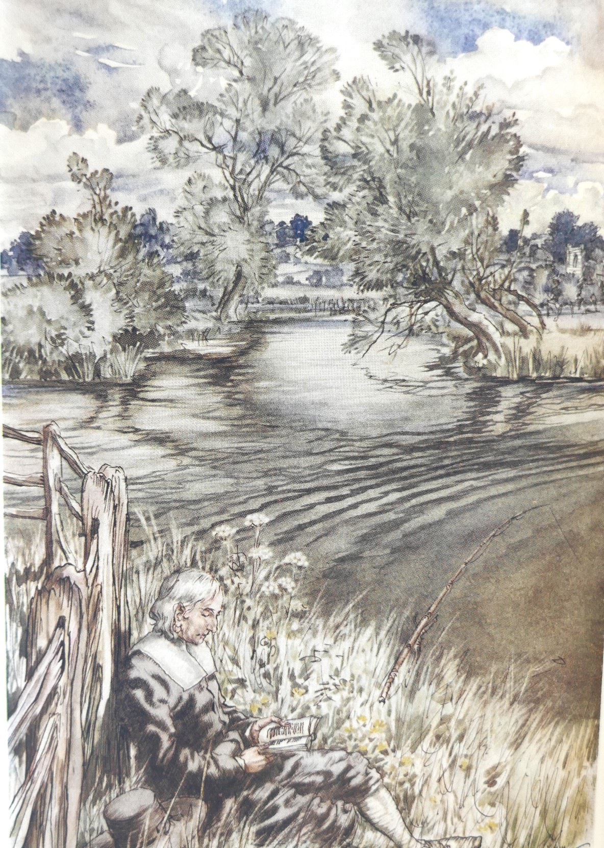 The Complete Angler. Illustrated by Arthur Rackham (1931) - Image 4