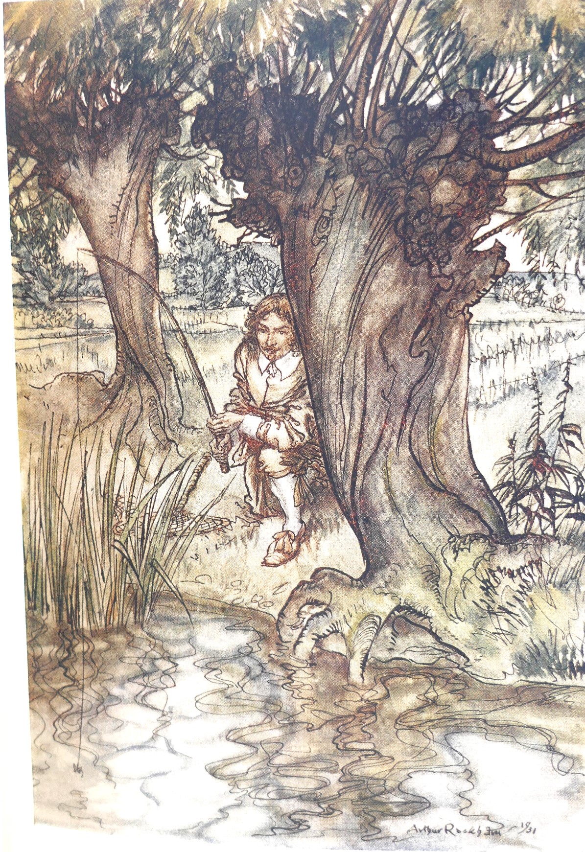 The Complete Angler. Illustrated by Arthur Rackham (1931) - Image 5