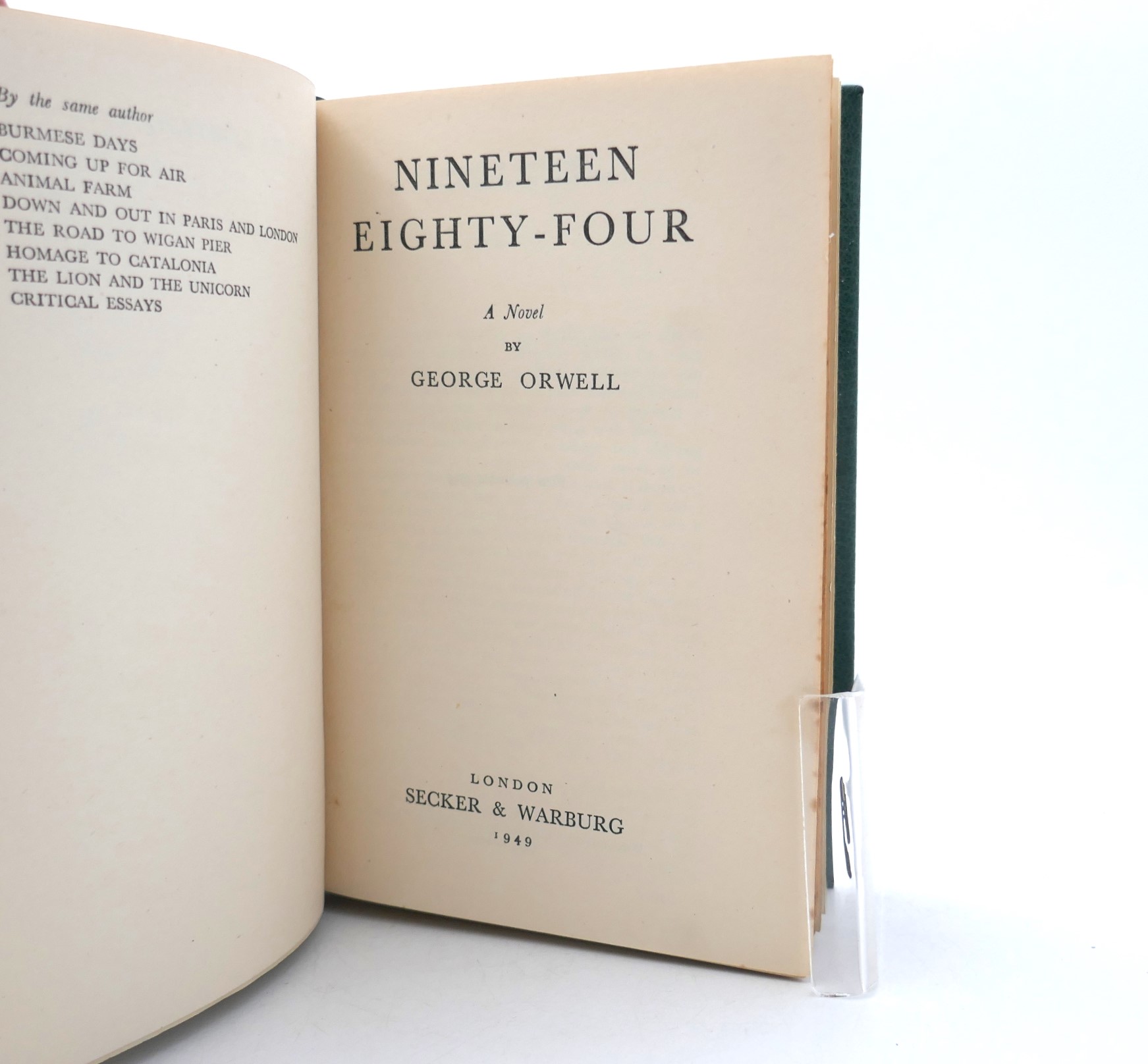 Nineteen Eighty-Four. First Edition (1949) - Image 3