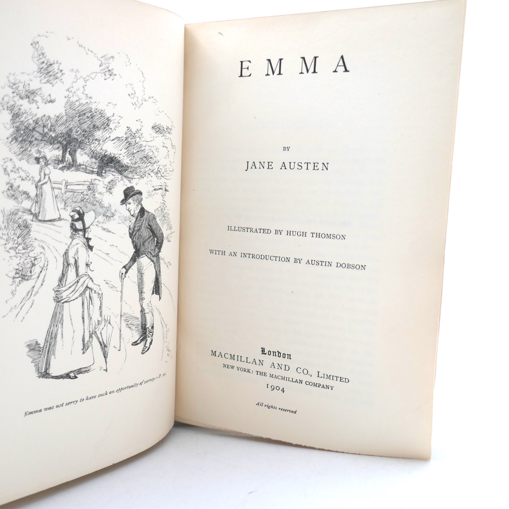 Emma. Illustrated by Hugh Thompson (1904) - Image 3