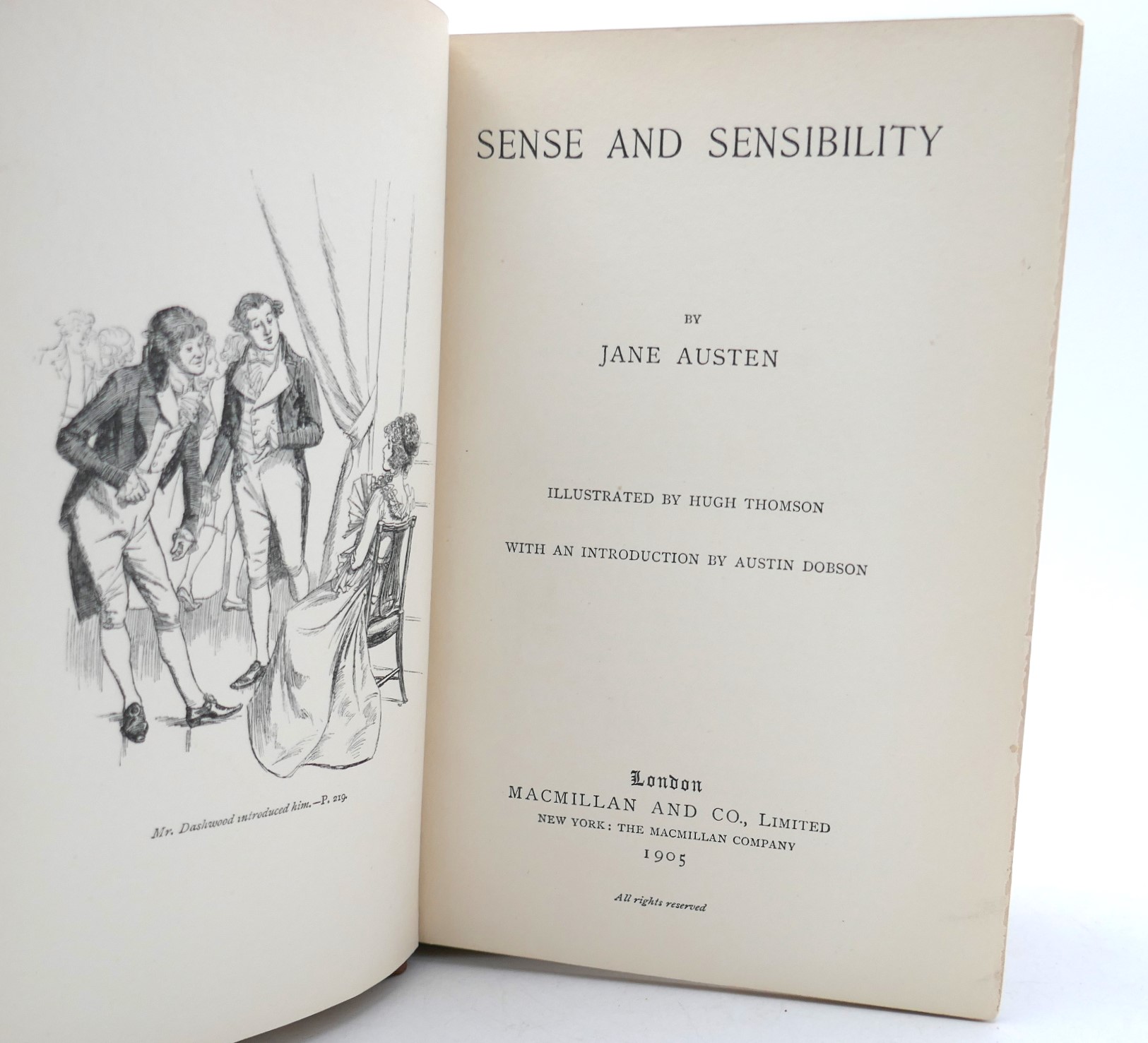 Sense and Sensibility. Illustrated by Hugh Thomson (1905) - Image 3