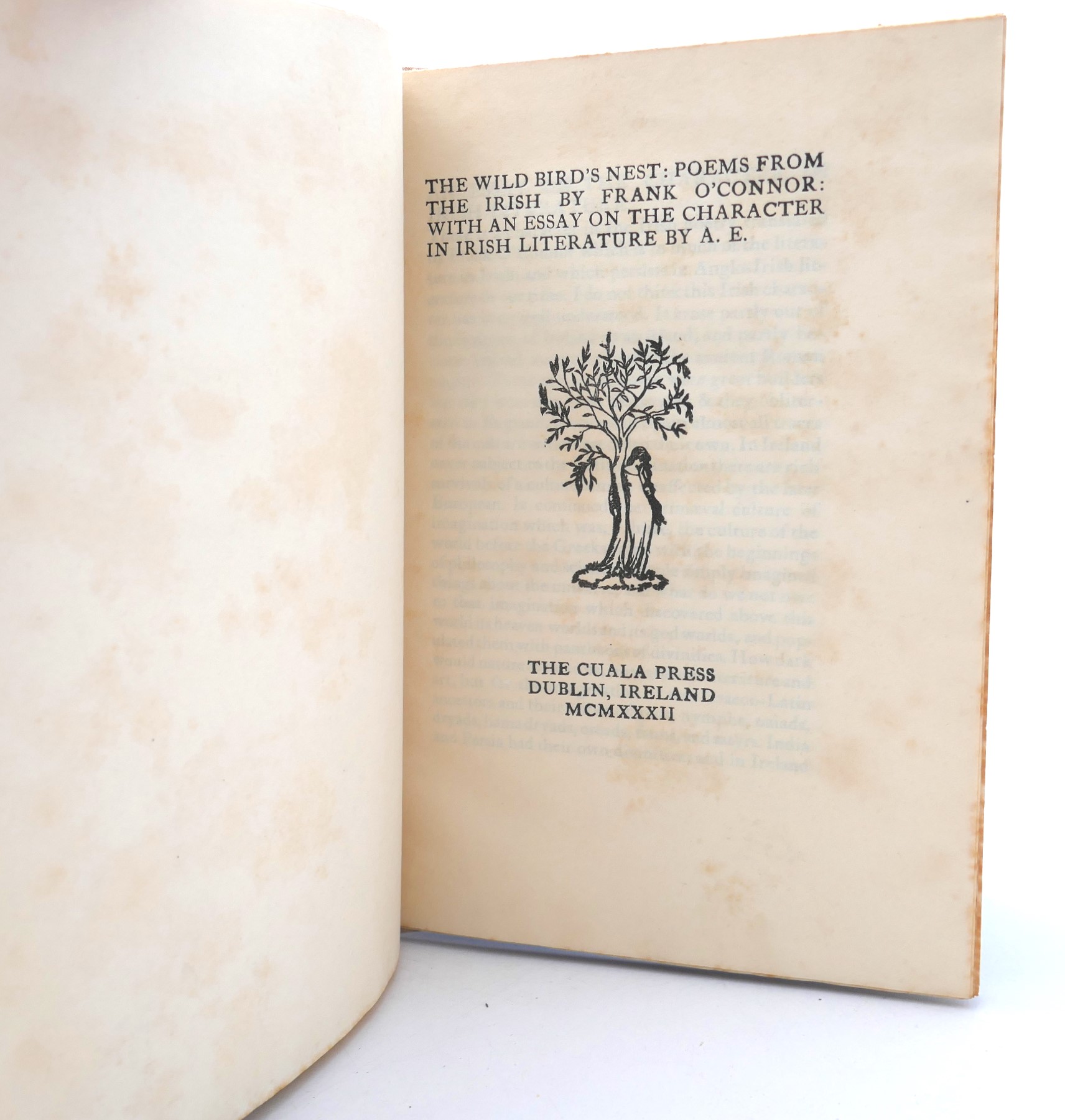The Wild Bird's Nest. Cuala Press (1932) - Image 2