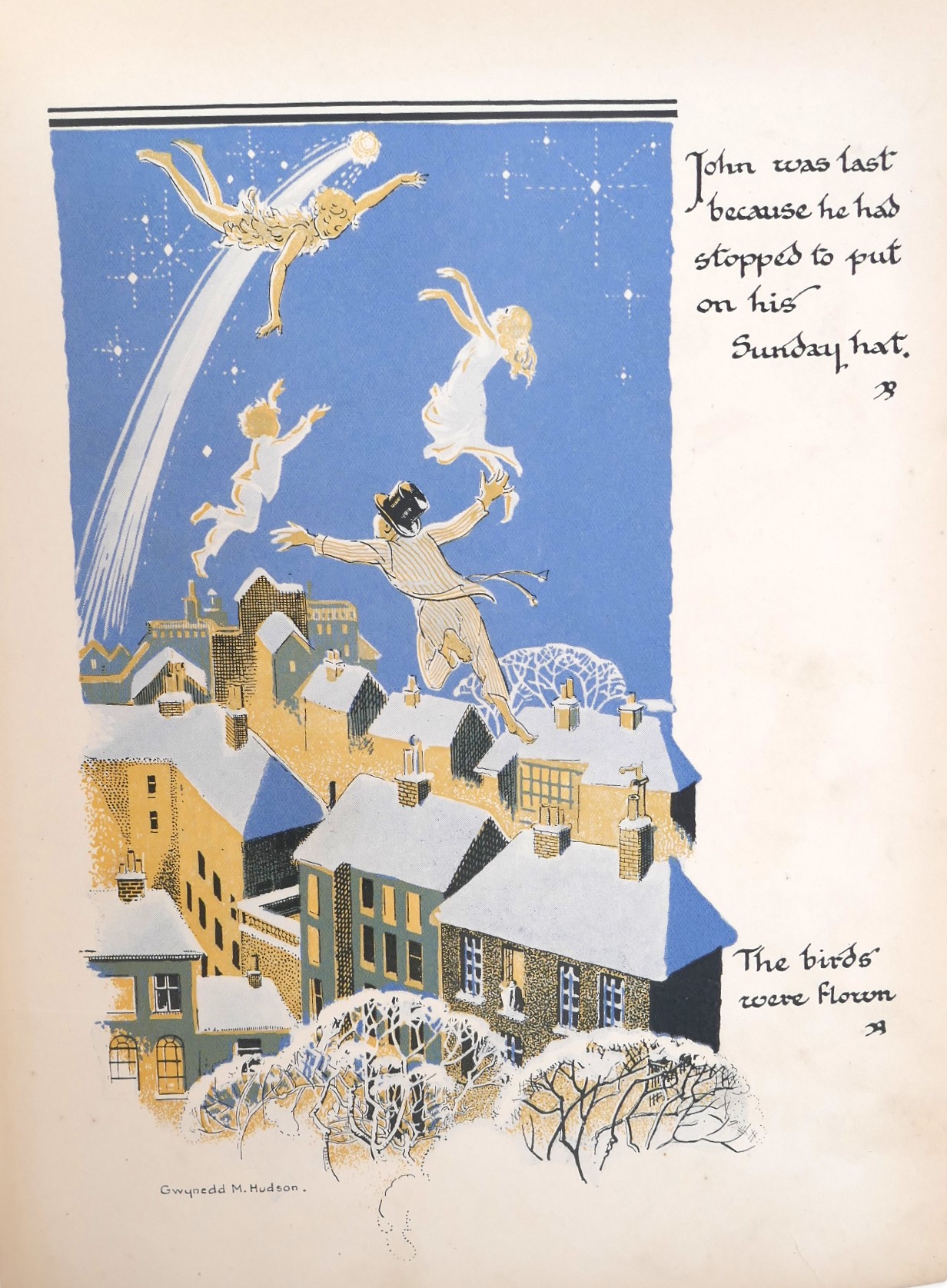 Peter Pan and Wendy. Illustrated by Gwynned Hudson (1931) - Image 6
