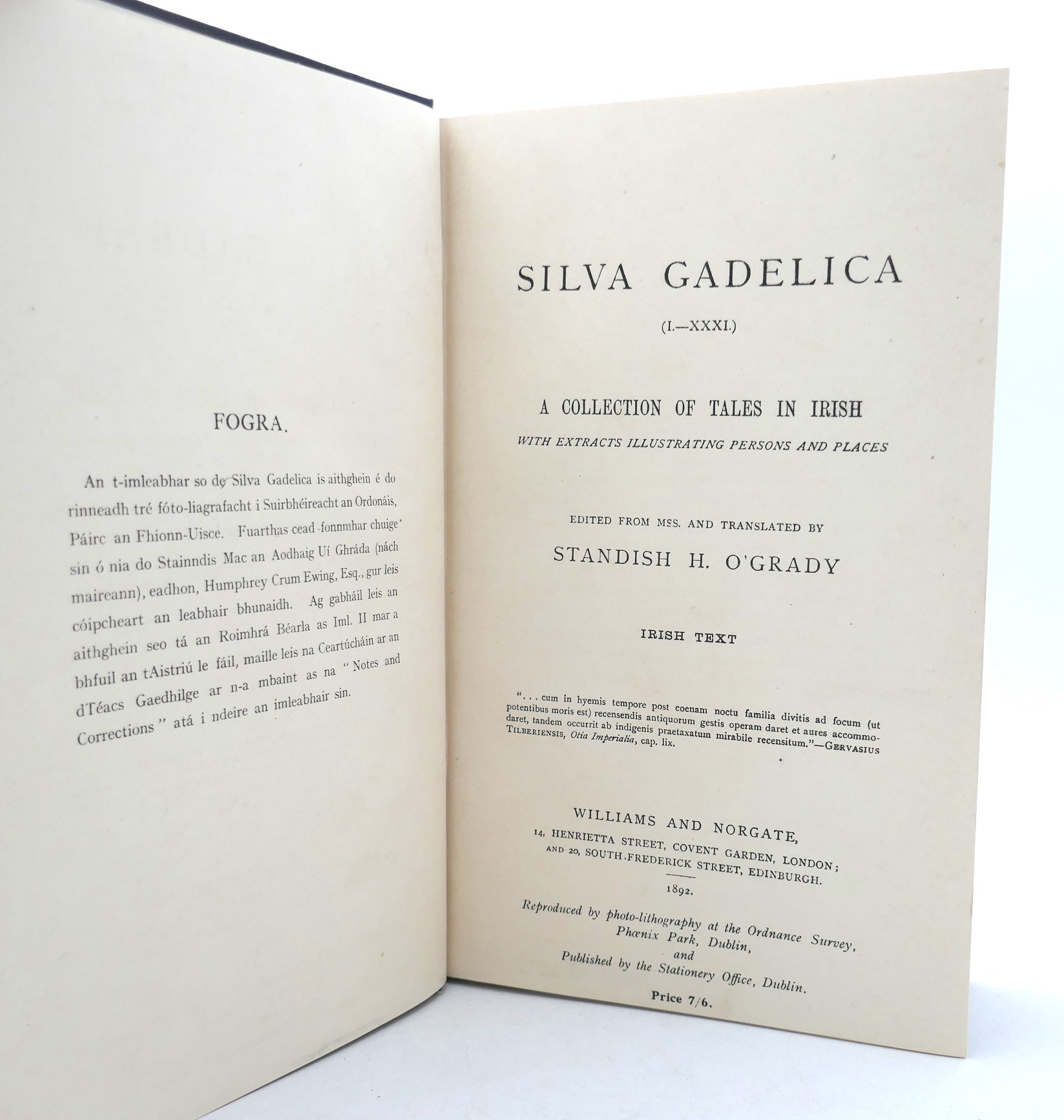 Silva Gadelica (I - XXXI). Facsimile Edition (1935) - Image 2