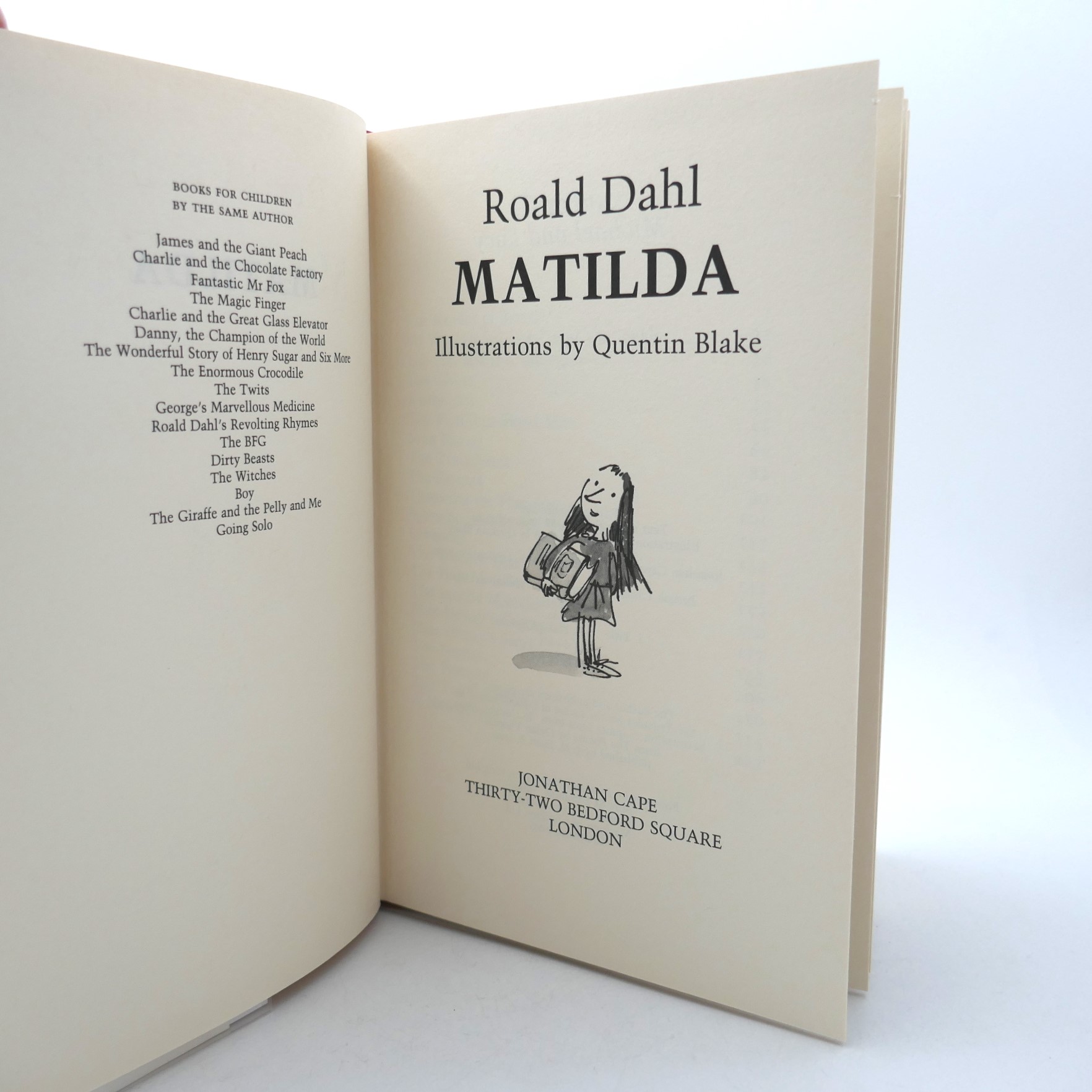 Matilda. Illustrated by Quentin Blake (1988) - Image 5