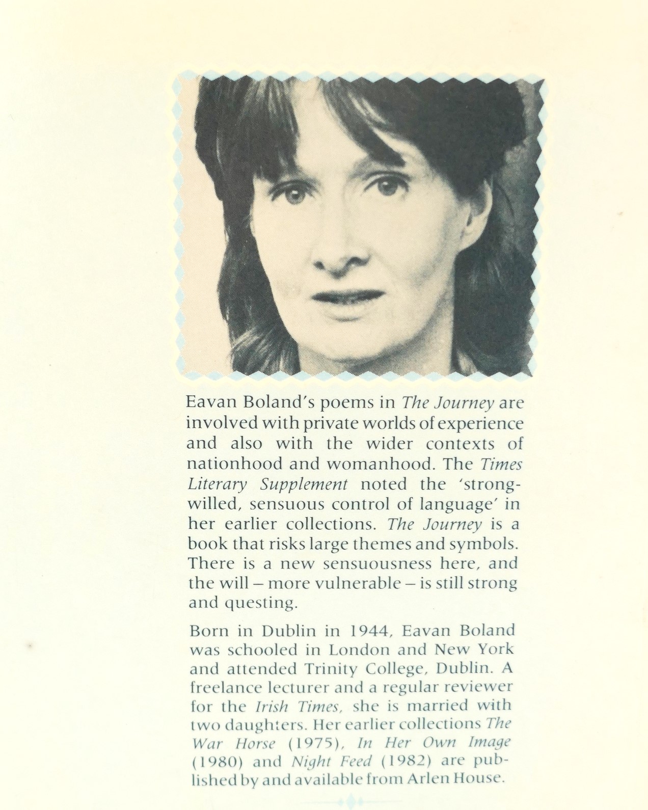 The Journey and other Poems. Signed Copy (1987) - Image 3