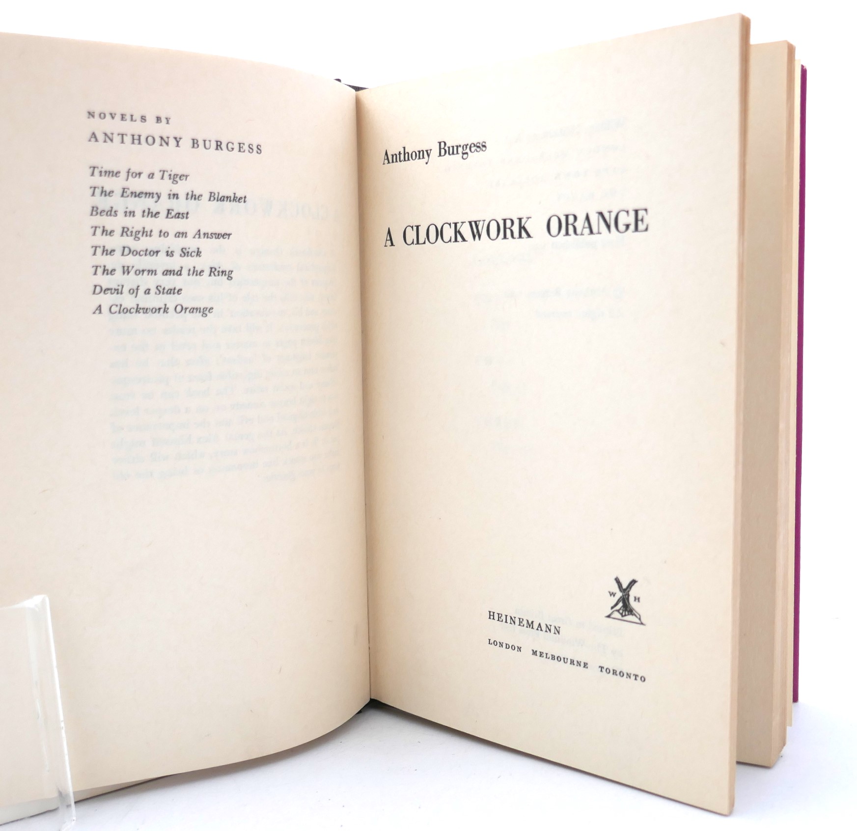 A Clockwork Orange. First Edition (1962) - Image 5