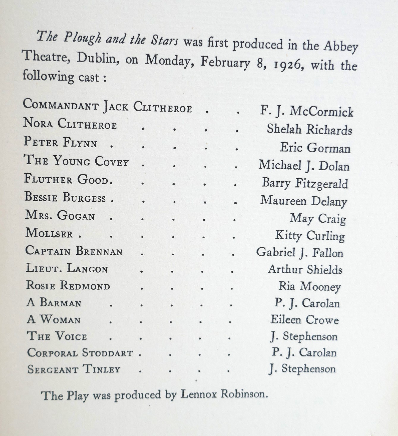 The Plough and The Stars. Inscribed by the Author (1926) - Image 6