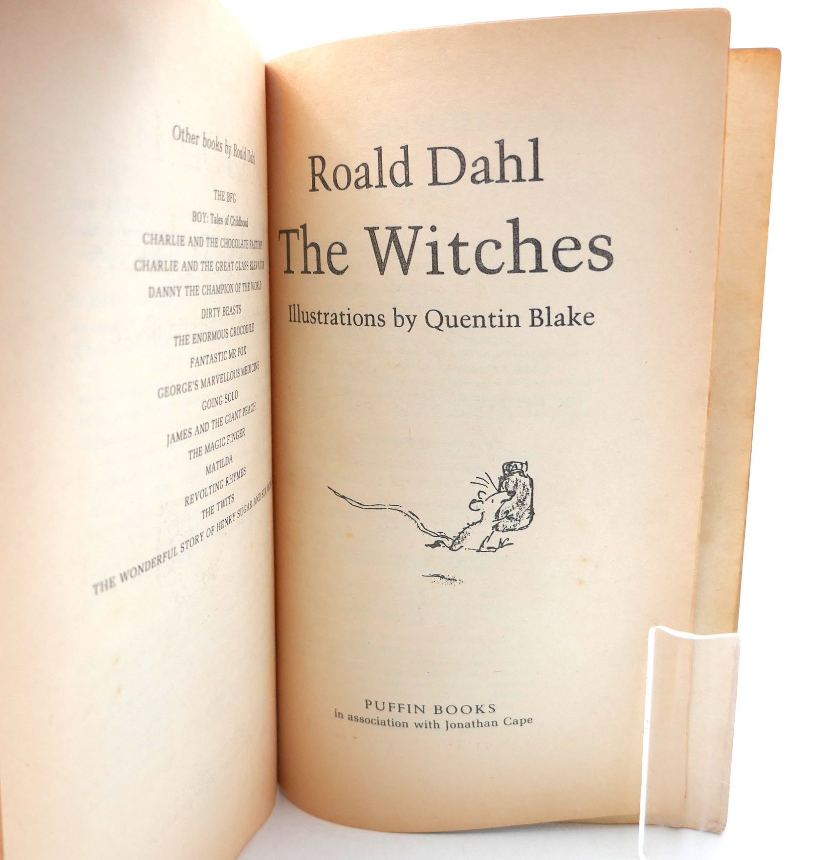 The Witches. Illustrated by Quentin Blake. Signed by the Author (1985) - Image 4