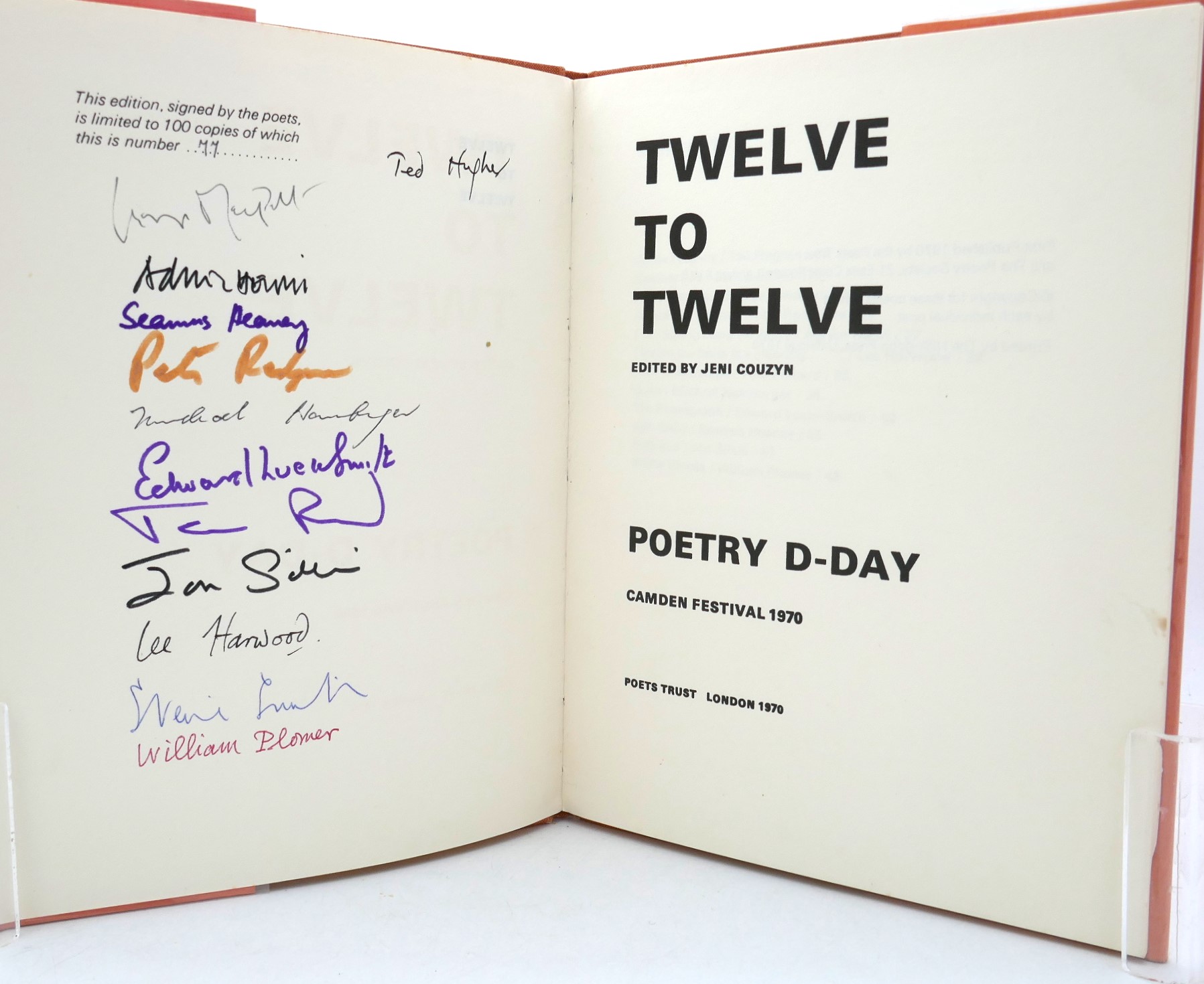 Twelve To Twelve. Limited Signed Edition (1970) - Image 2