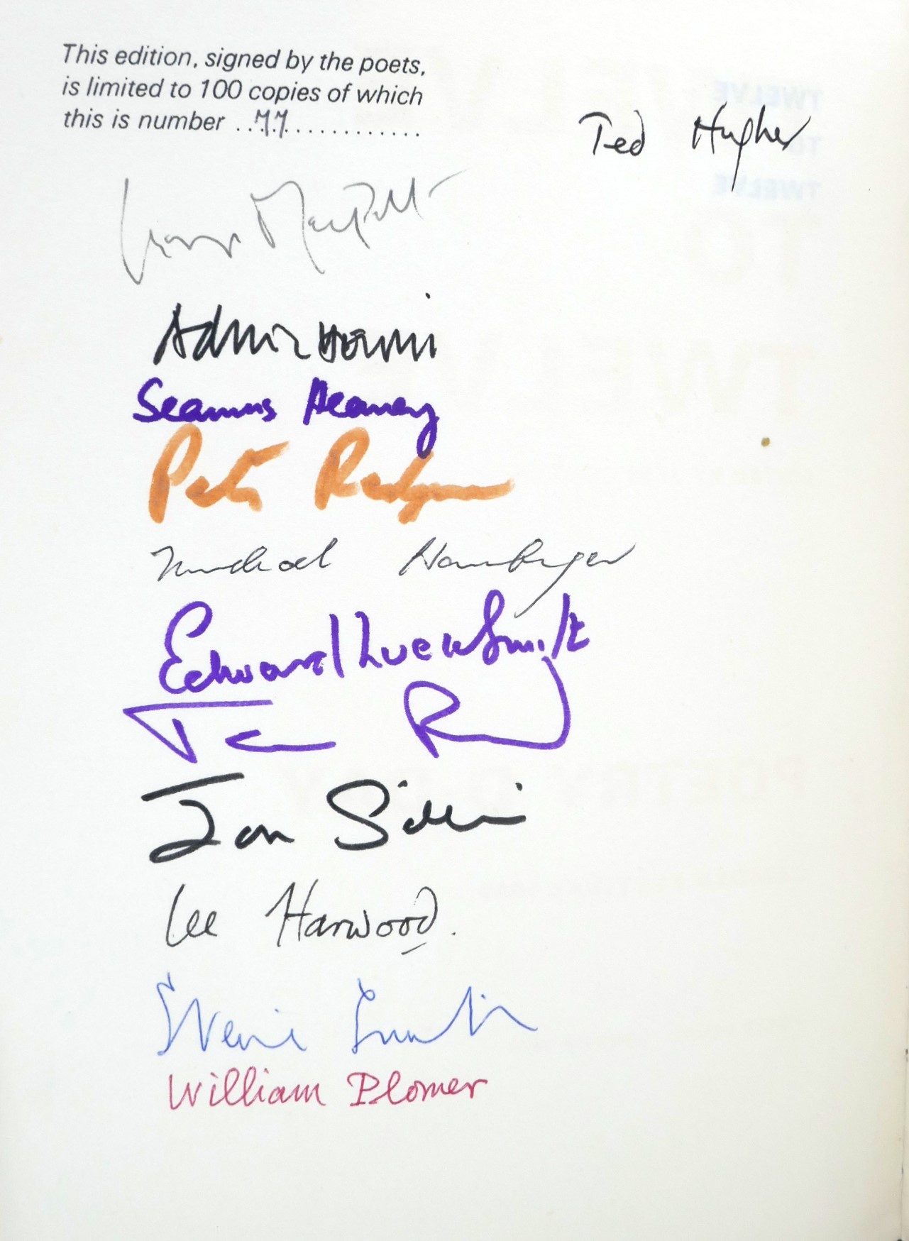 Twelve To Twelve. Limited Signed Edition (1970) - Image 3