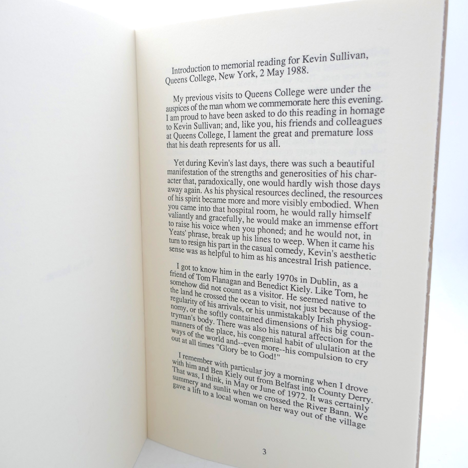 A Tribute to Kevin Sullivan. Limited Signed Edition (1991) - Image 3