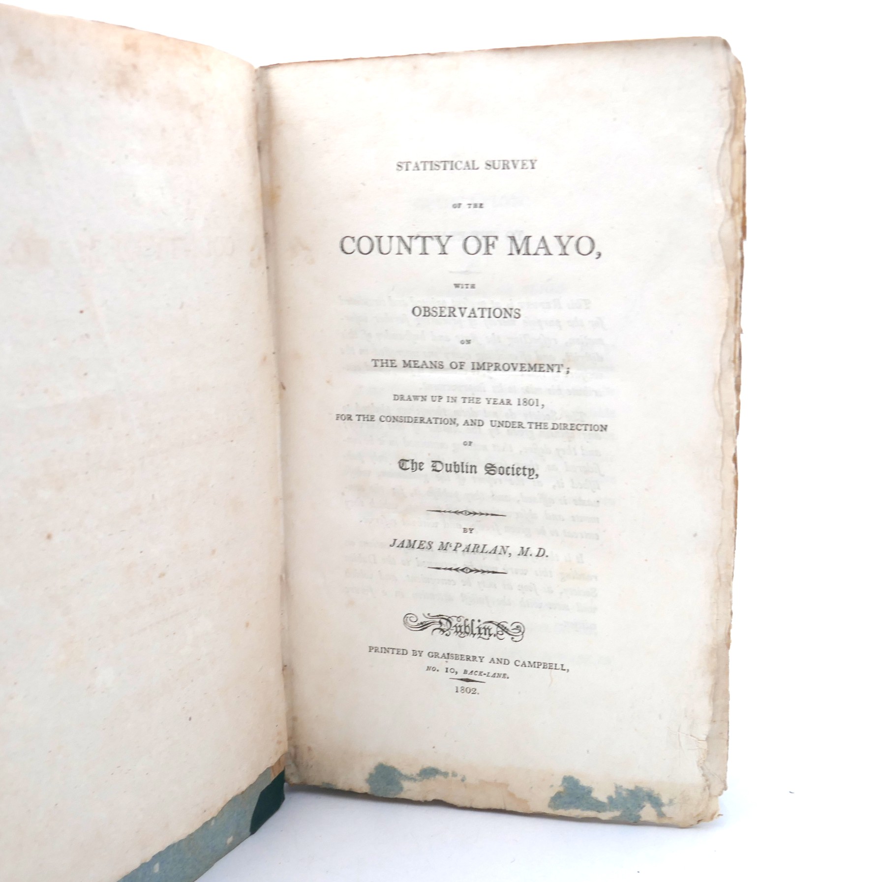 Statistical Survey of the County of Mayo (1801) - Image 2