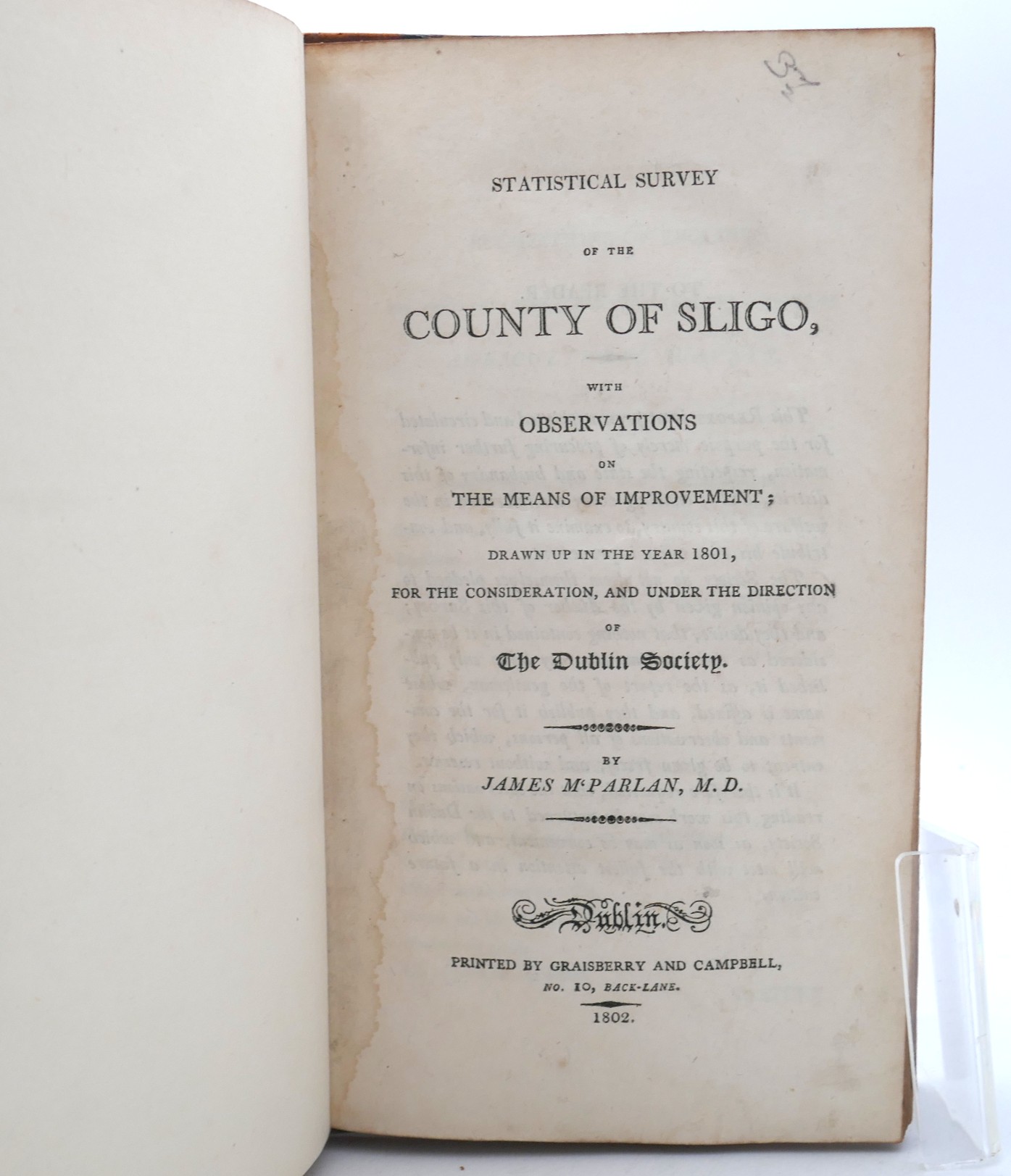 Statistical Survey of the County of Sligo (1802) - Image 2