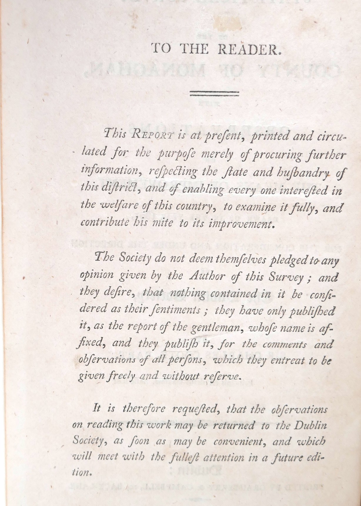 Statistical Survey of the County of Monaghan (1801) - Image 5