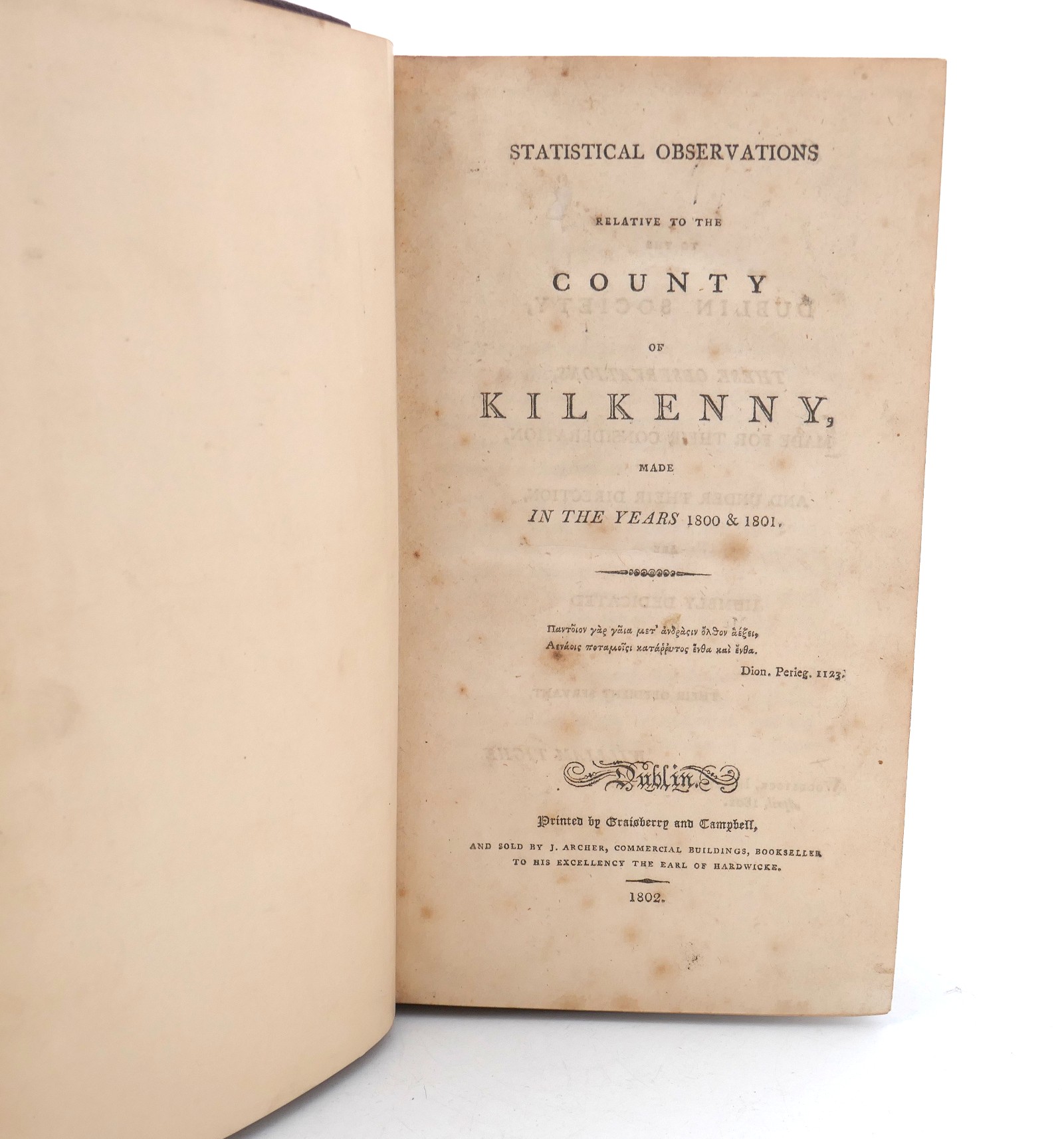 Statistical Survey of County of Kilkenny (1802) - Image 2