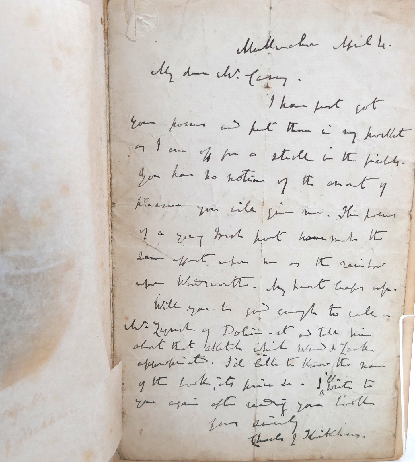 Sally Cavanagh. With Letter from the Author (1869) - Image 5