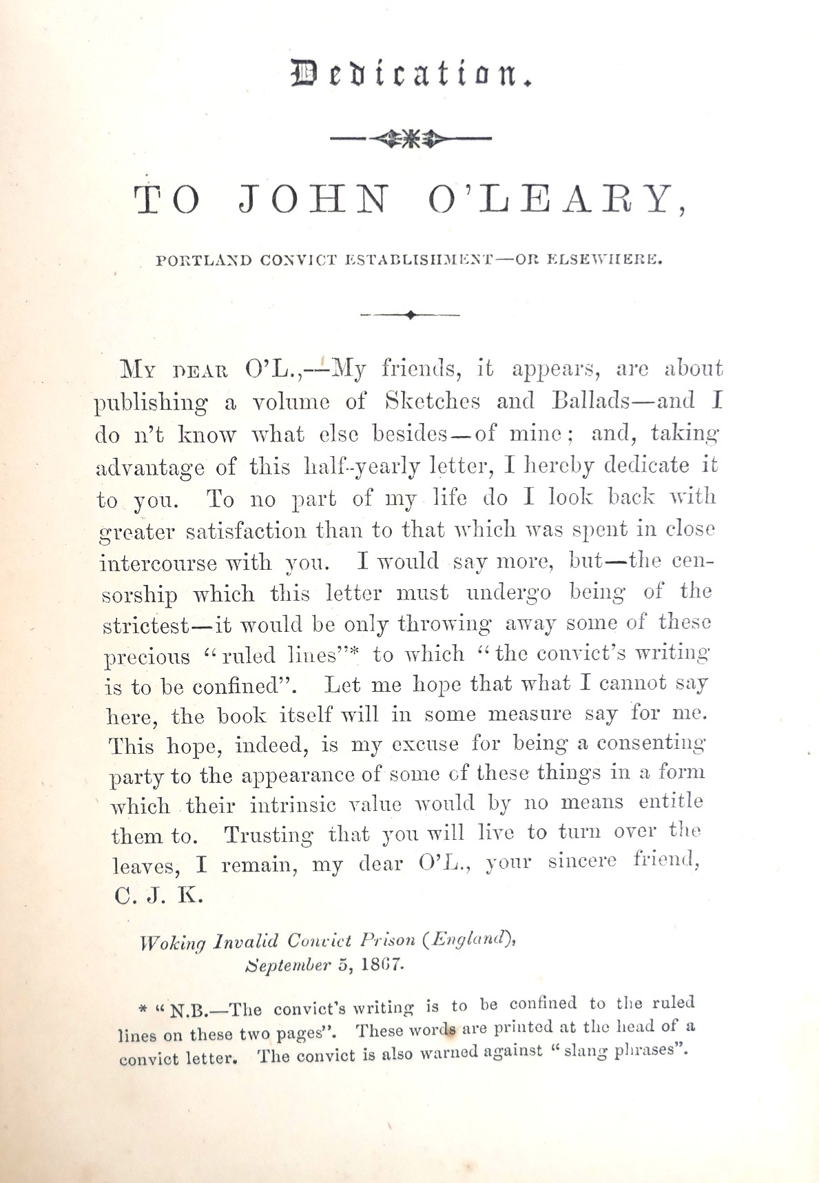 Sally Cavanagh. With Letter from the Author (1869) - Image 6