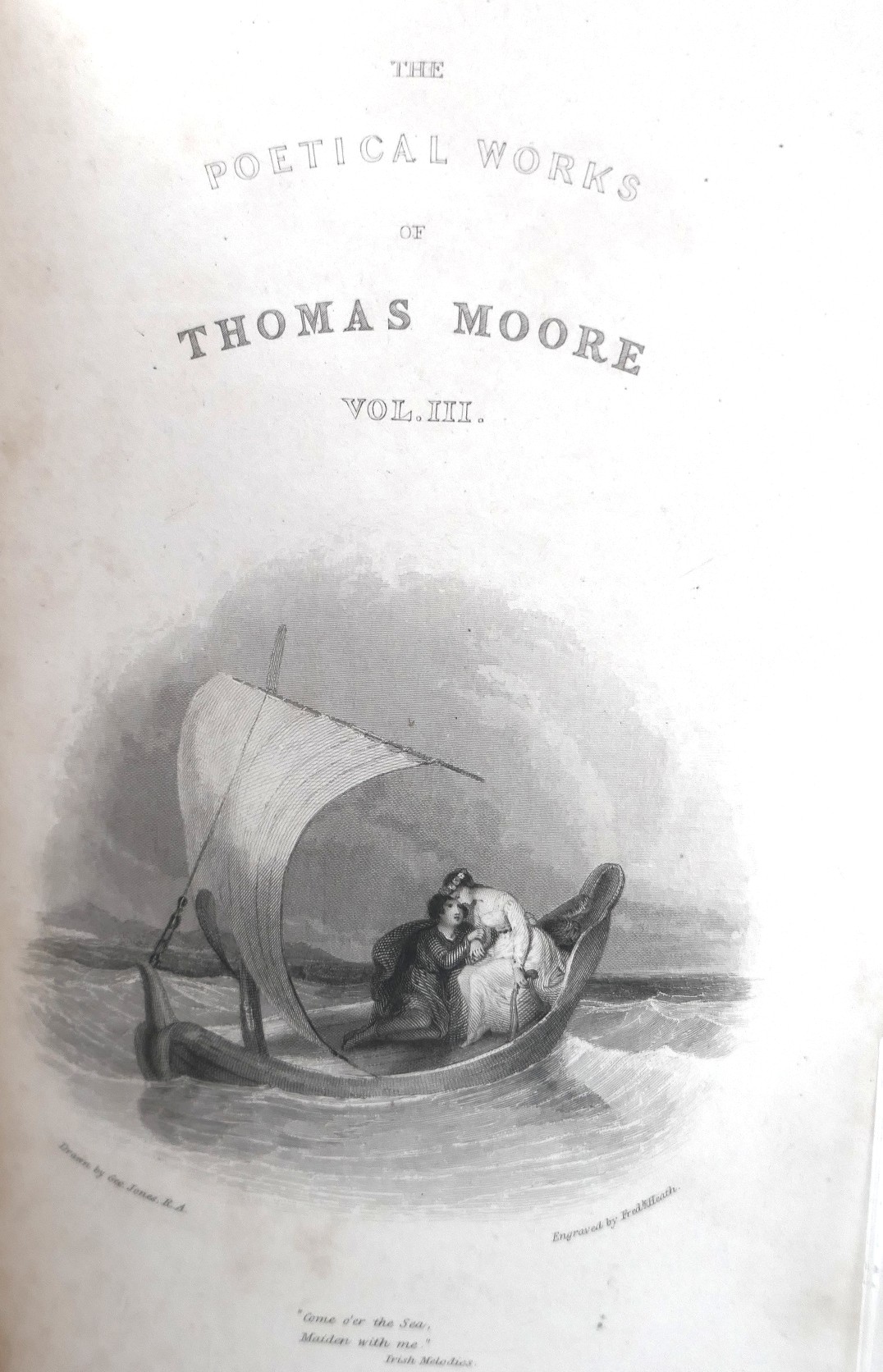 The Poetical Works of Thomas Moore. Inscribed by the Author (1840) - Image 8