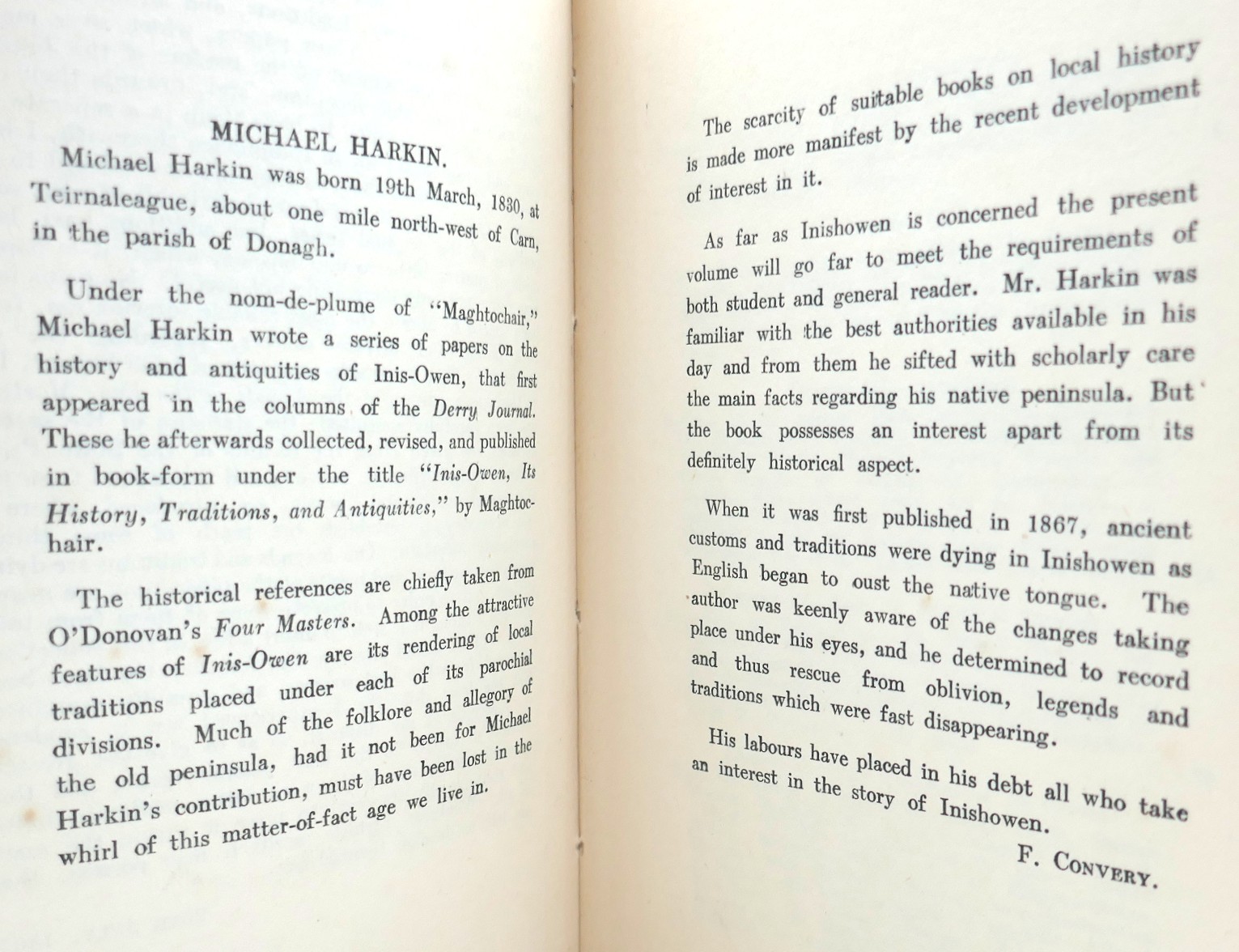 Inishowen, its History, Traditions and Antiquities (1935) - Image 3