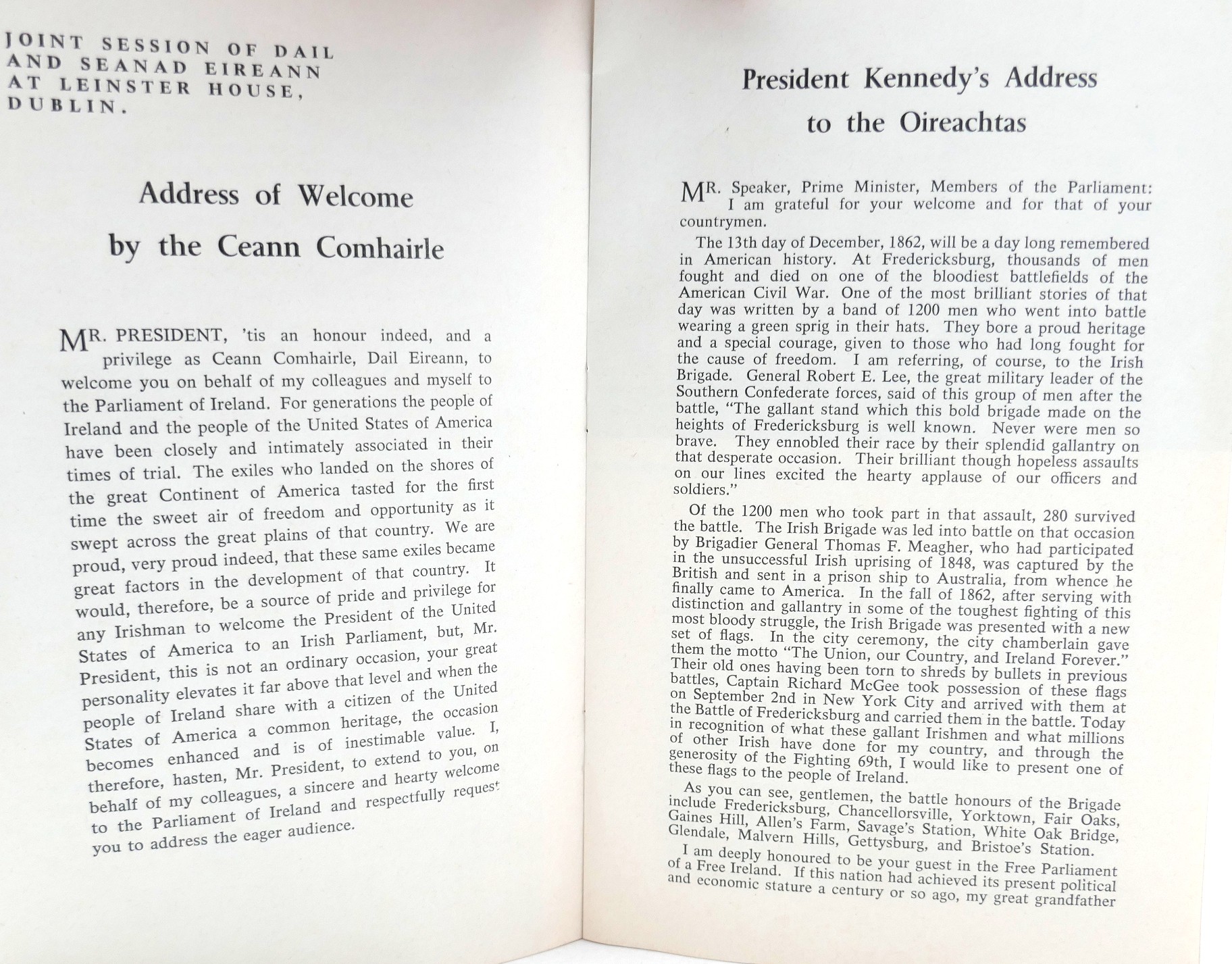 Press Photograph of President Kennedy Addressing Dáil Éireann (1963) - Image 6