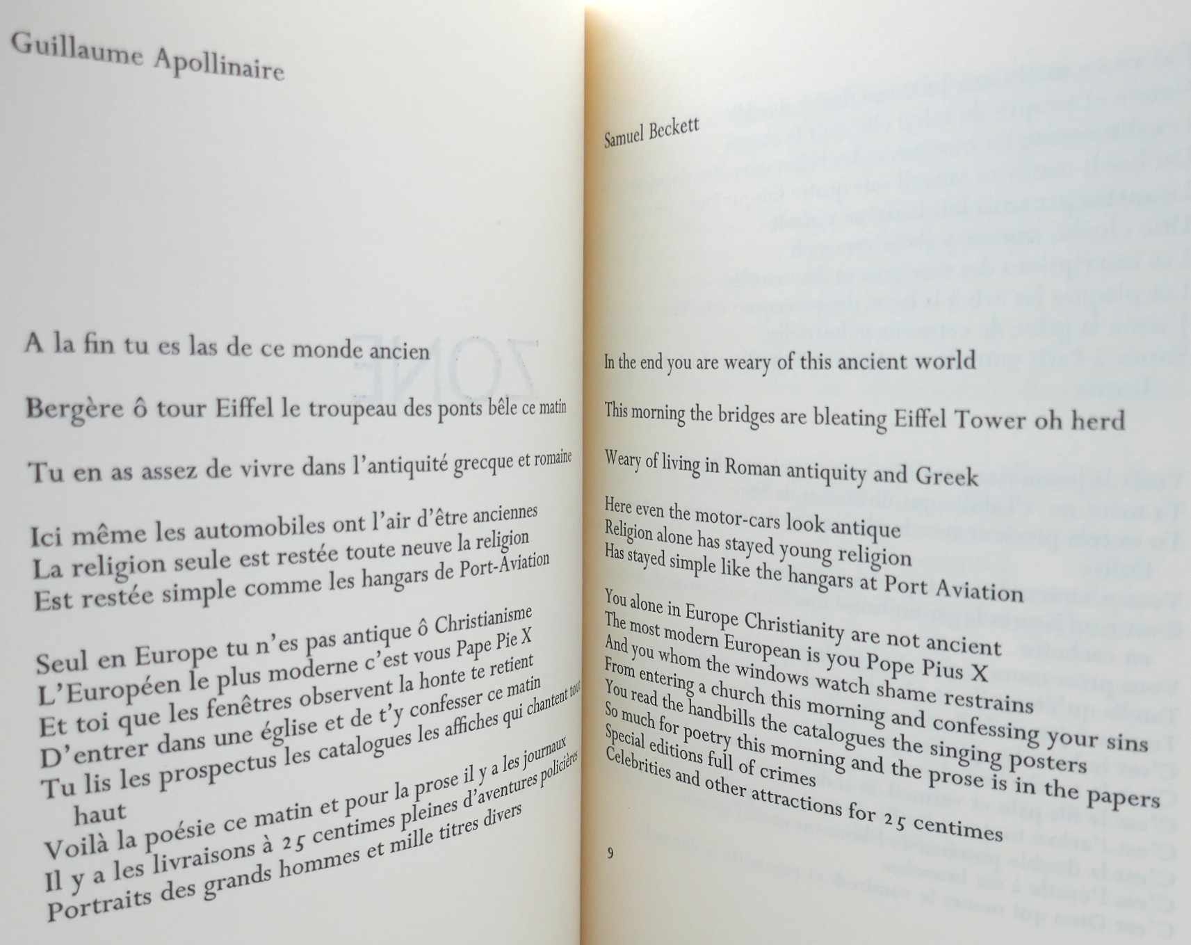 Zone. Translation by Samuel Beckett (1972) - Image 4
