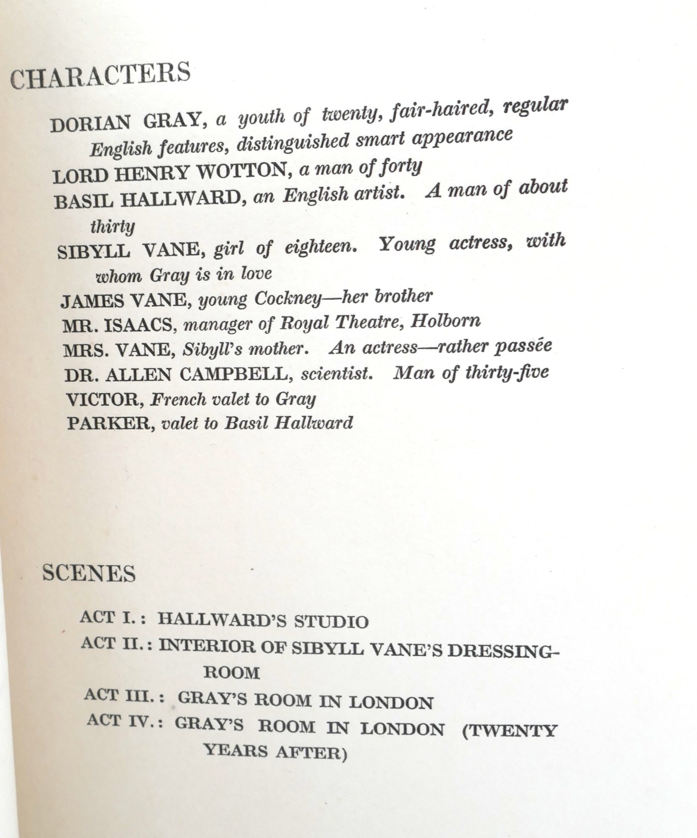 The Picture of Dorian Gray. A Play (1913) - Image 4