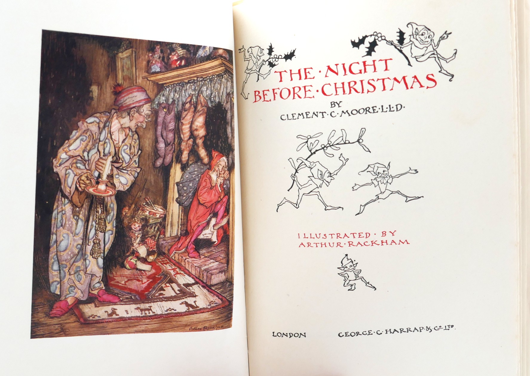 The Night Before Christmas. Illustrated by Arthur Rackham (1939) - Image 2