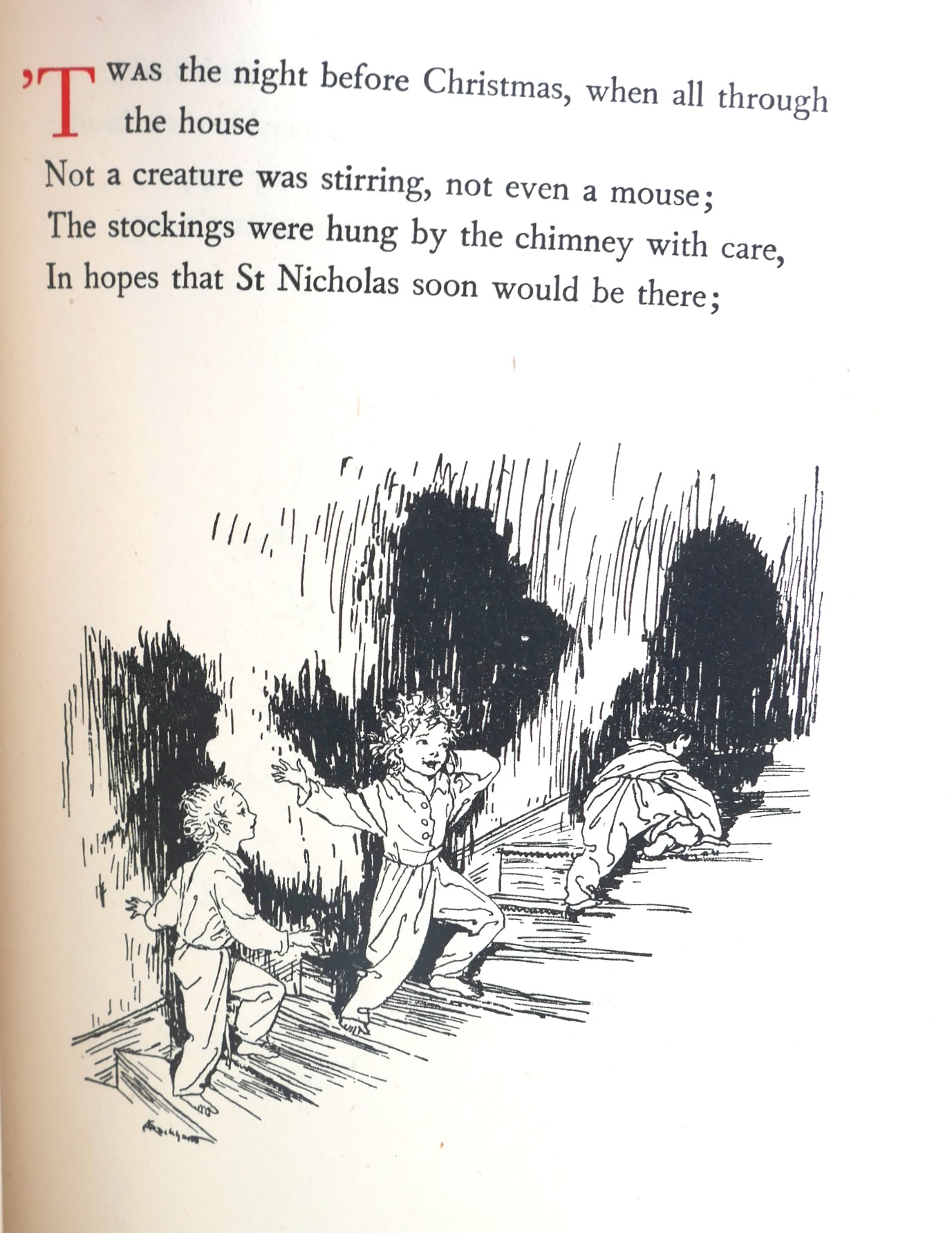 The Night Before Christmas. Illustrated by Arthur Rackham (1939) - Image 3