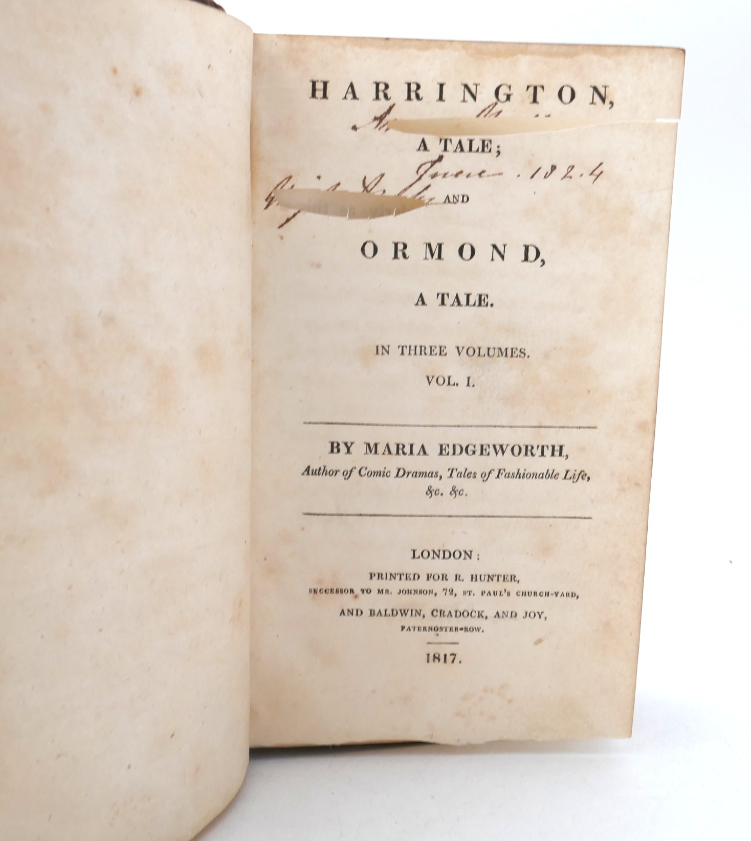 Harrington; A Tale. And Ormond A Tale (1817) - Image 3