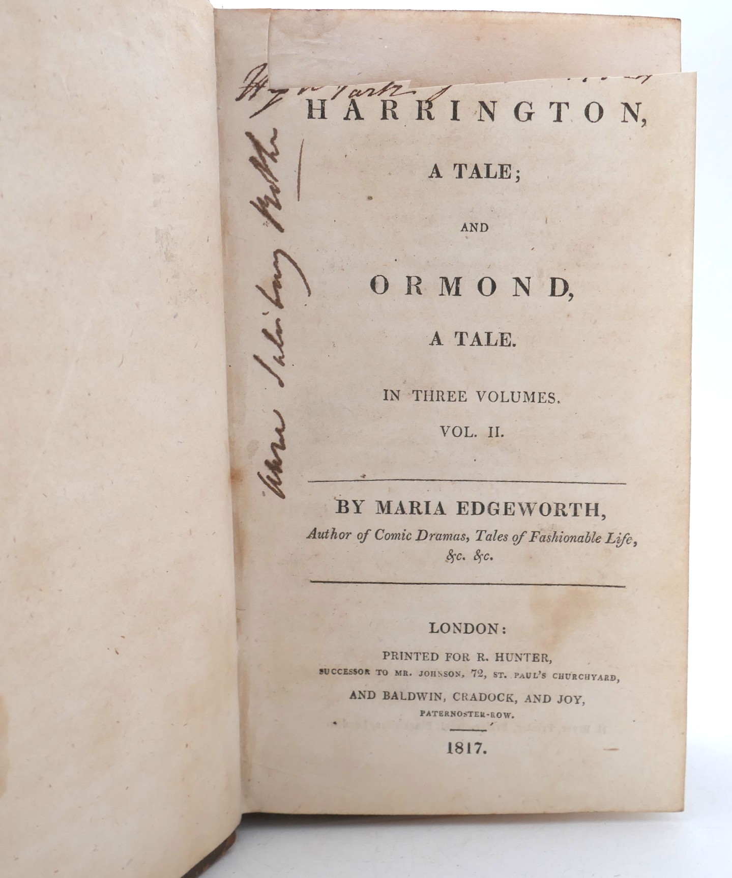 Harrington; A Tale. And Ormond A Tale (1817) - Image 4
