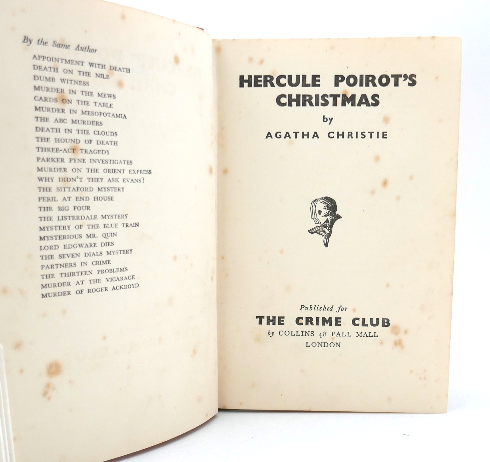 Hercule Poirot's Christmas. First Edition (1939) - Image 4