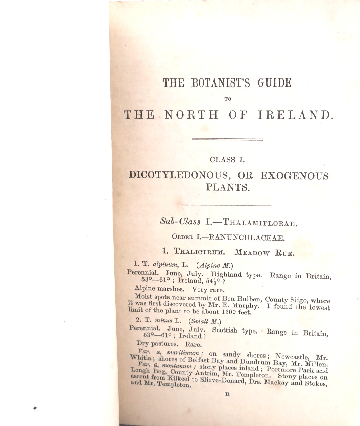 A Flora of Ulster and the North of Ireland (1864) - Image 4