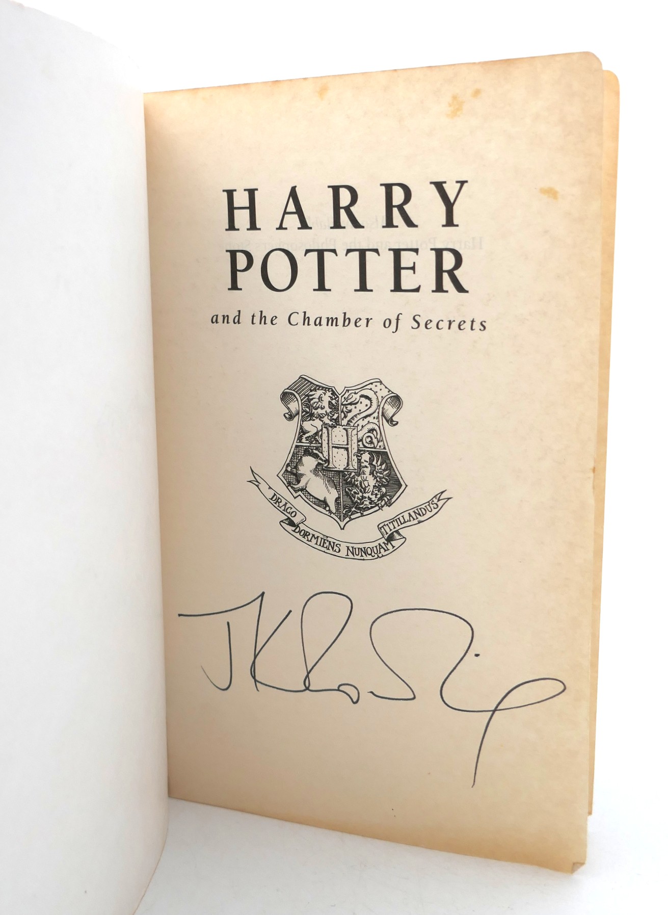 Harry Potter and the Chamber of Secrets. Signed by the Author (1998) - Image 2