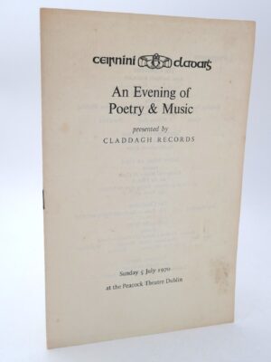 An Evening of Poetry and Music. Presented by Claddagh Records (1970)