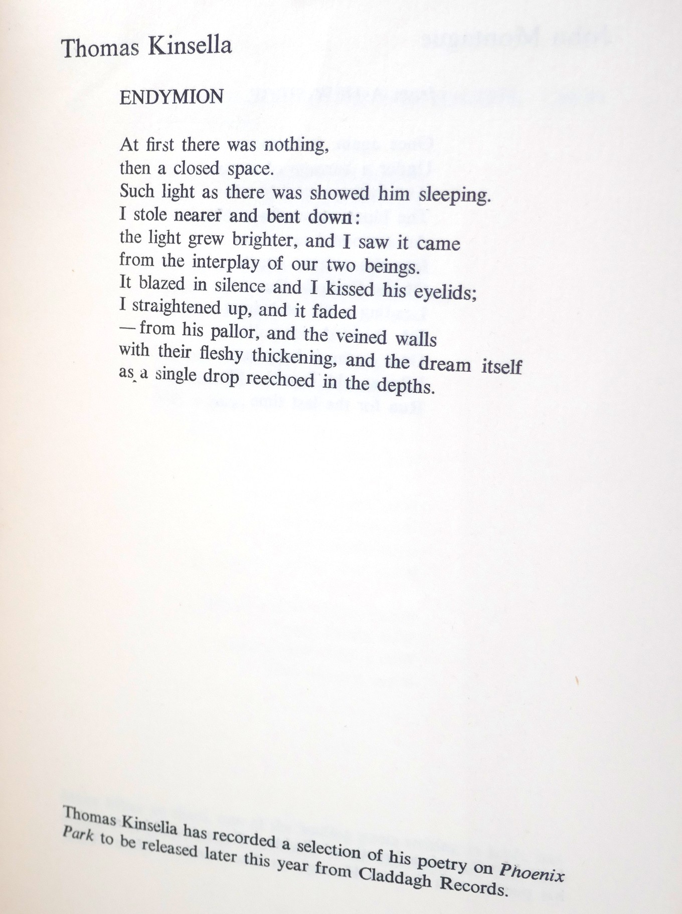 An Evening of Poetry and Music. Presented by Claddagh Records (1970) - Image 4