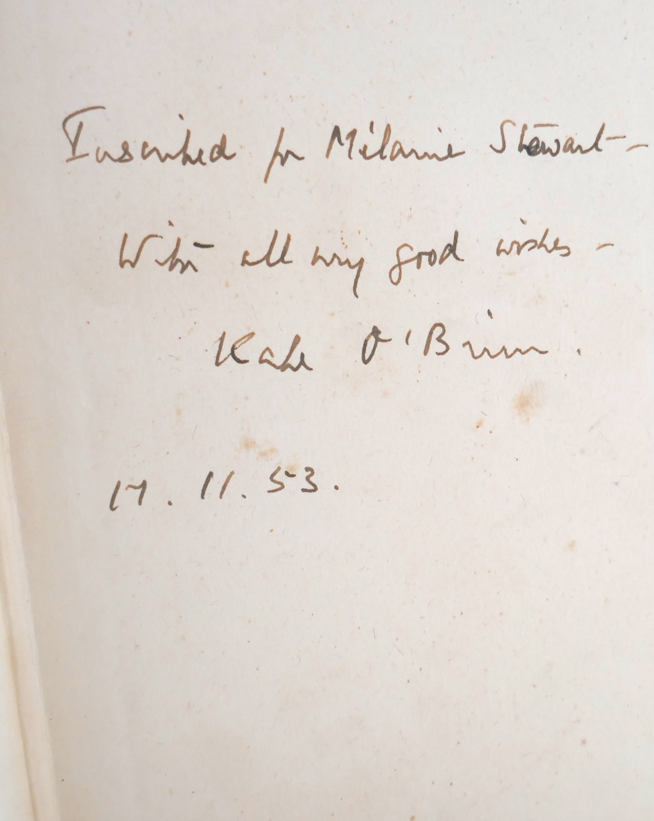 The Flowers of May. Inscribed by the Author (1953) - Image 2