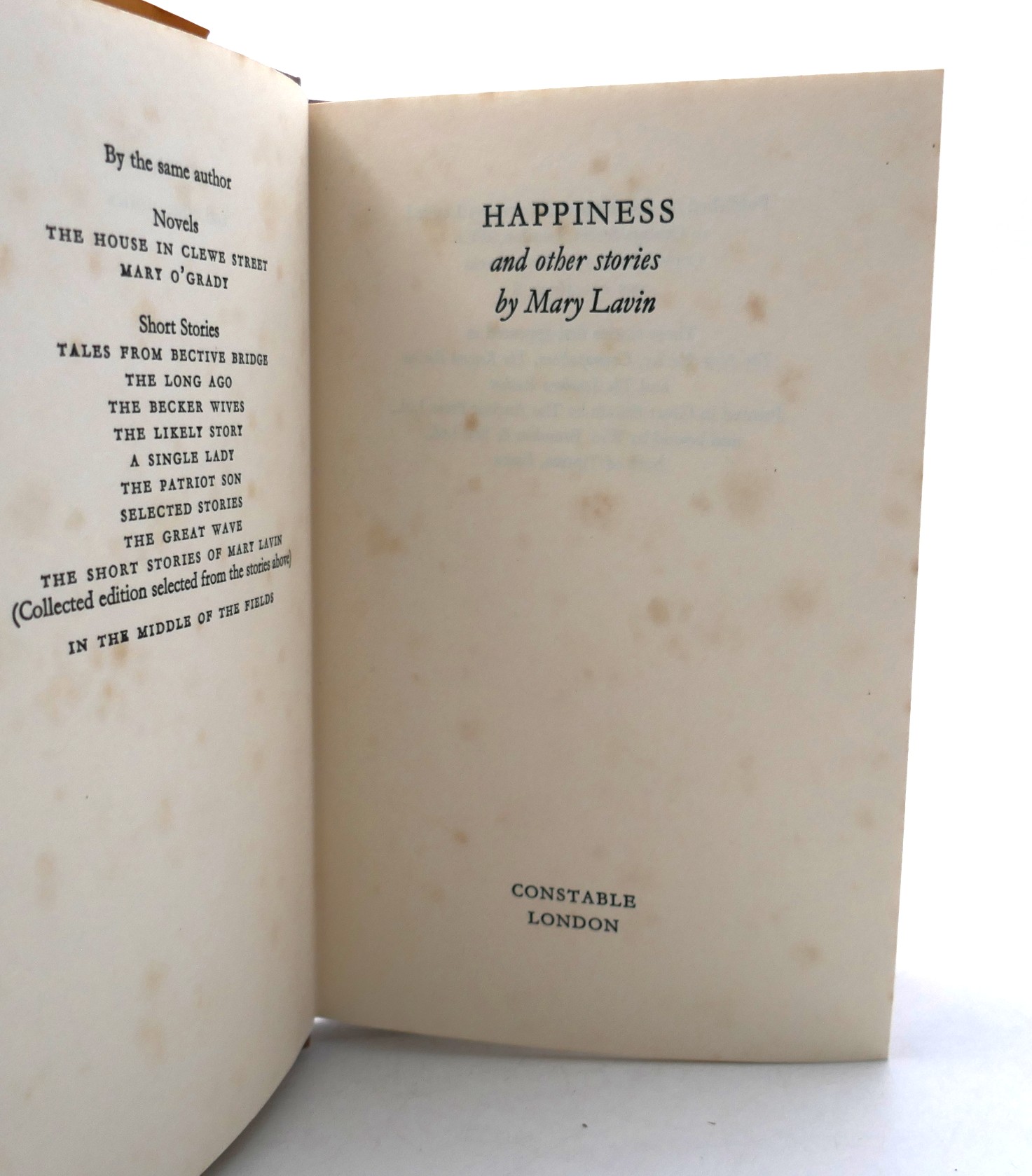Happiness and Other Stories (1969) - Image 2