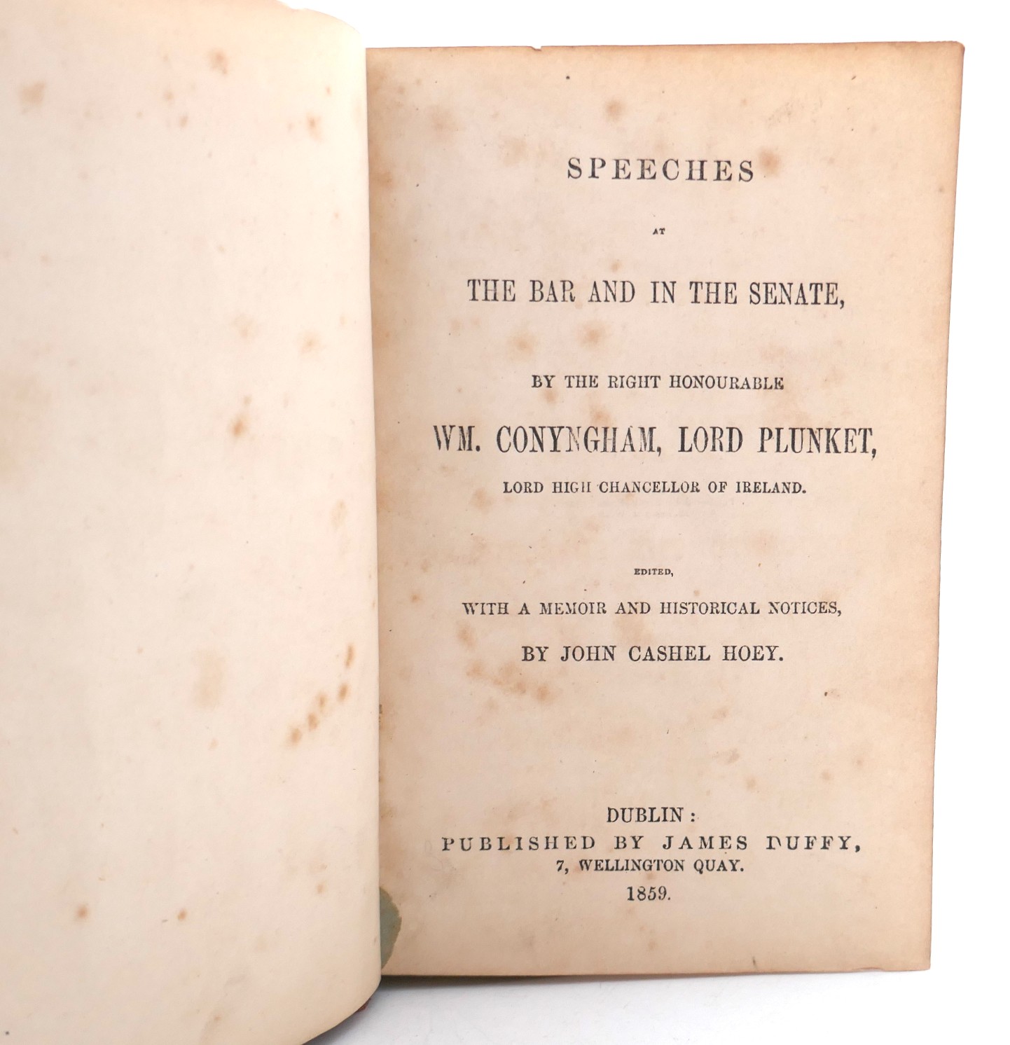 Speeches by Lord Plunket & Edmund Burke (1854-59) - Image 5