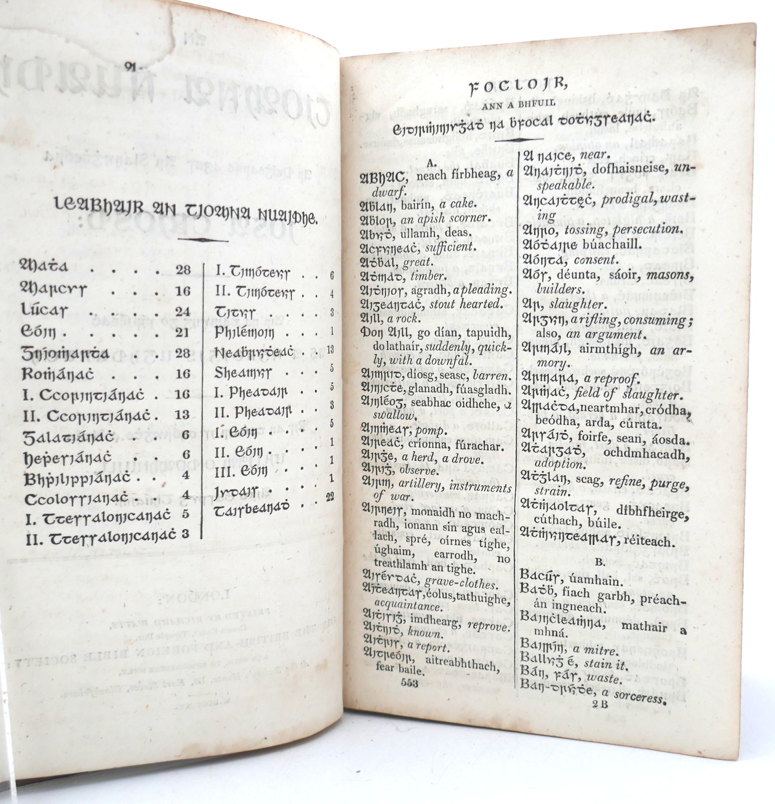 An Tiomna Nuadh (1820) - Image 3