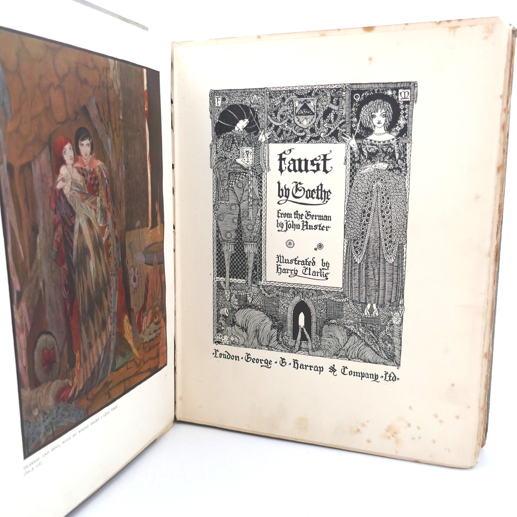 Faust by Goethe. Illustrated by Harry Clarke (1925) - Image 4